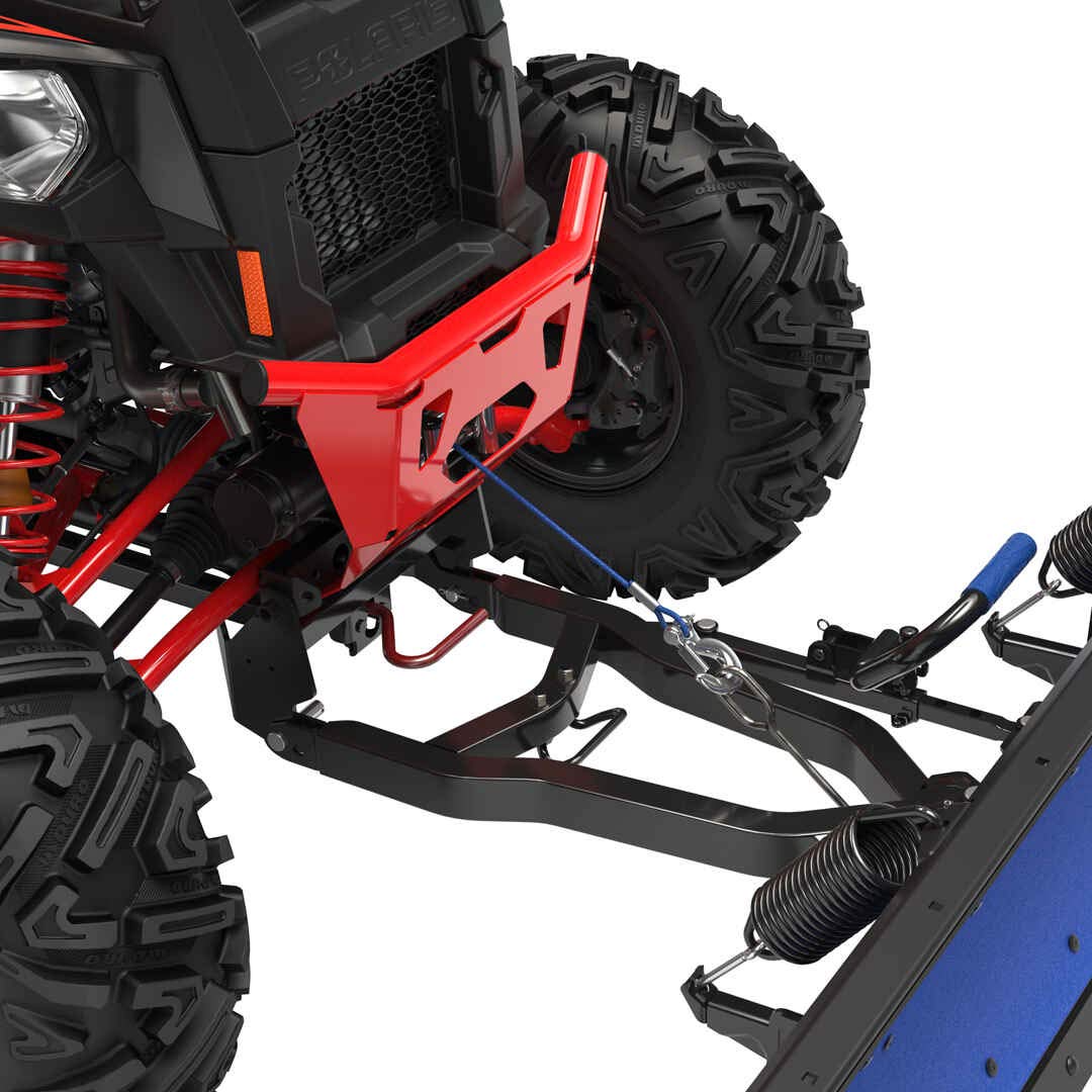 Polaris ATV Glacier PRO HD Snow Plow Mount Kit - Heavy Duty Universal ATV Plow Mounting System for Winter Snow Removal & Off-Road Utility Vehicles