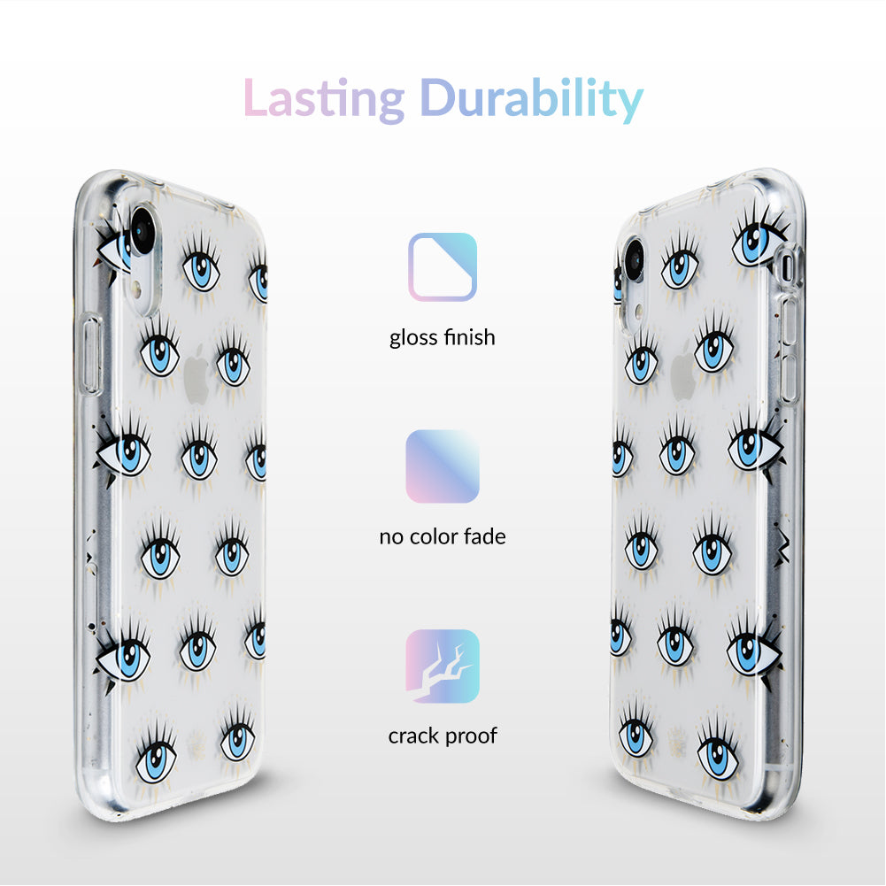 Evil Eye Protection iPhone Case - Stylish & Durable Phone Cover for iPhone 13/14/15 Pro Max - Perfect for Travel, Daily Use & Gift Giving