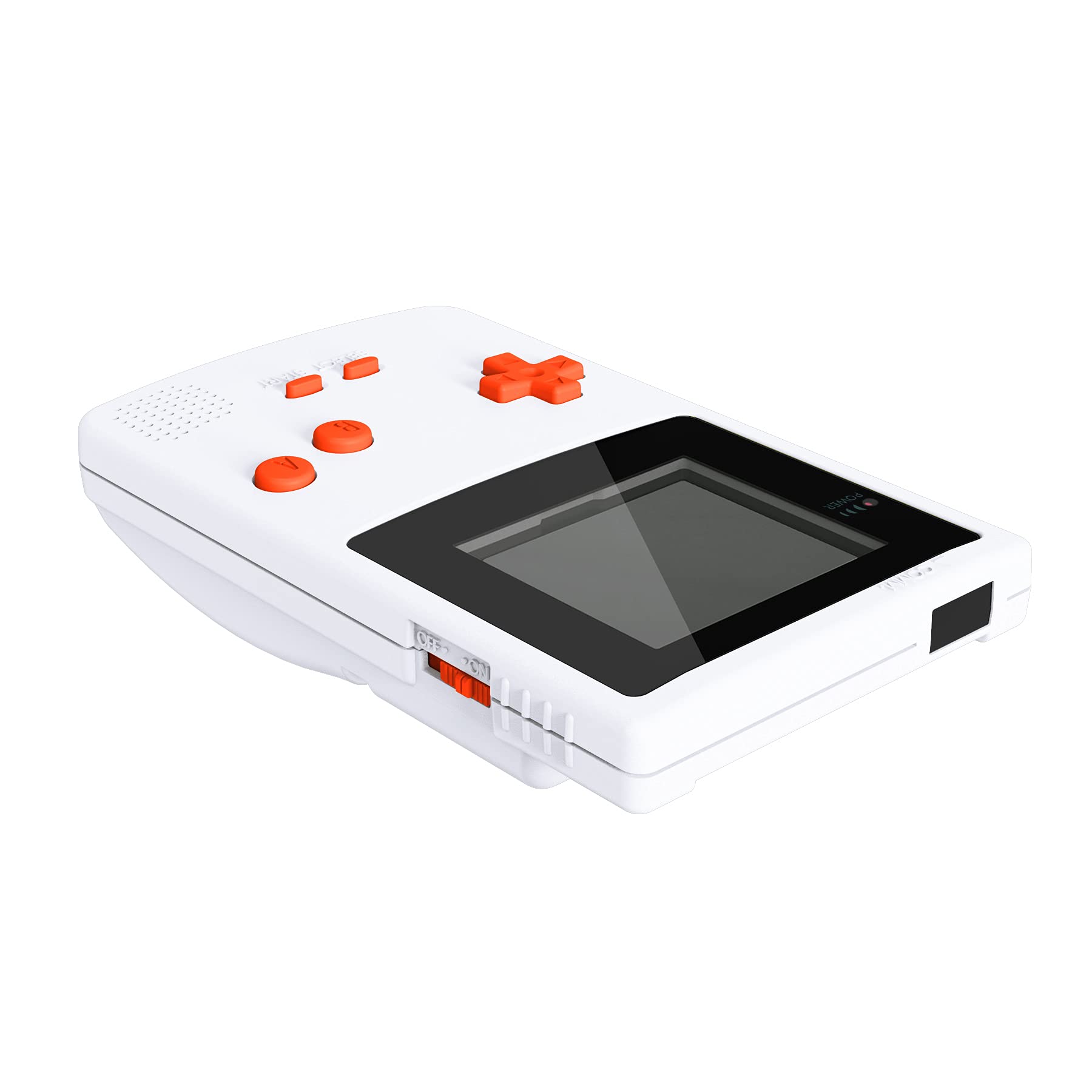 eXtremeRate Replacement Buttons for GBC Handheld Game Console - A/B Buttons, D-Pad, Power/Select/Start Buttons Compatible with Nintendo Gameboy Color (Orange) - Perfect for DIY Repairs & Console Customization