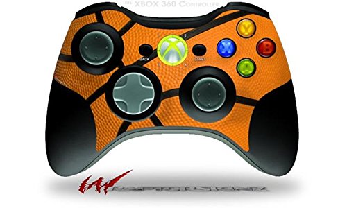 WraptorSkinz Vinyl Decal Skin for XBOX 360 Wireless Controller - Custom Basketball Design | Protective Cover for Gaming Accessories (Controller Not Included) - Perfect for Gaming Enthusiasts & Sports Fans