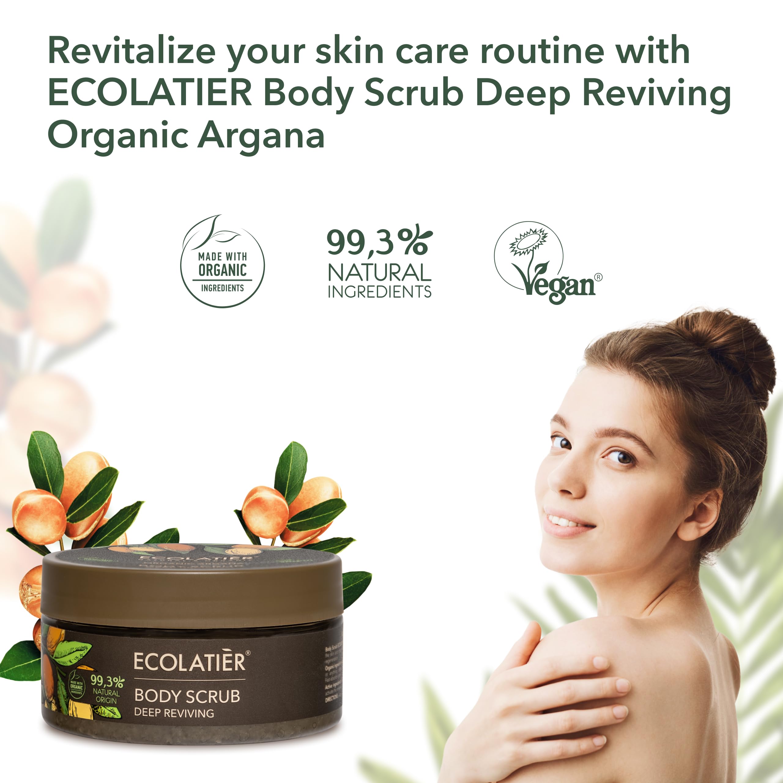 Pure Organic Argan Oil Body Care Set - Deep Hydrating Shower Oil, Exfoliating Body Scrub & Nourishing Body Butter for Silky Smooth Skin | Perfect for Dry Skin Treatment, Spa Day at Home & Luxury Gift