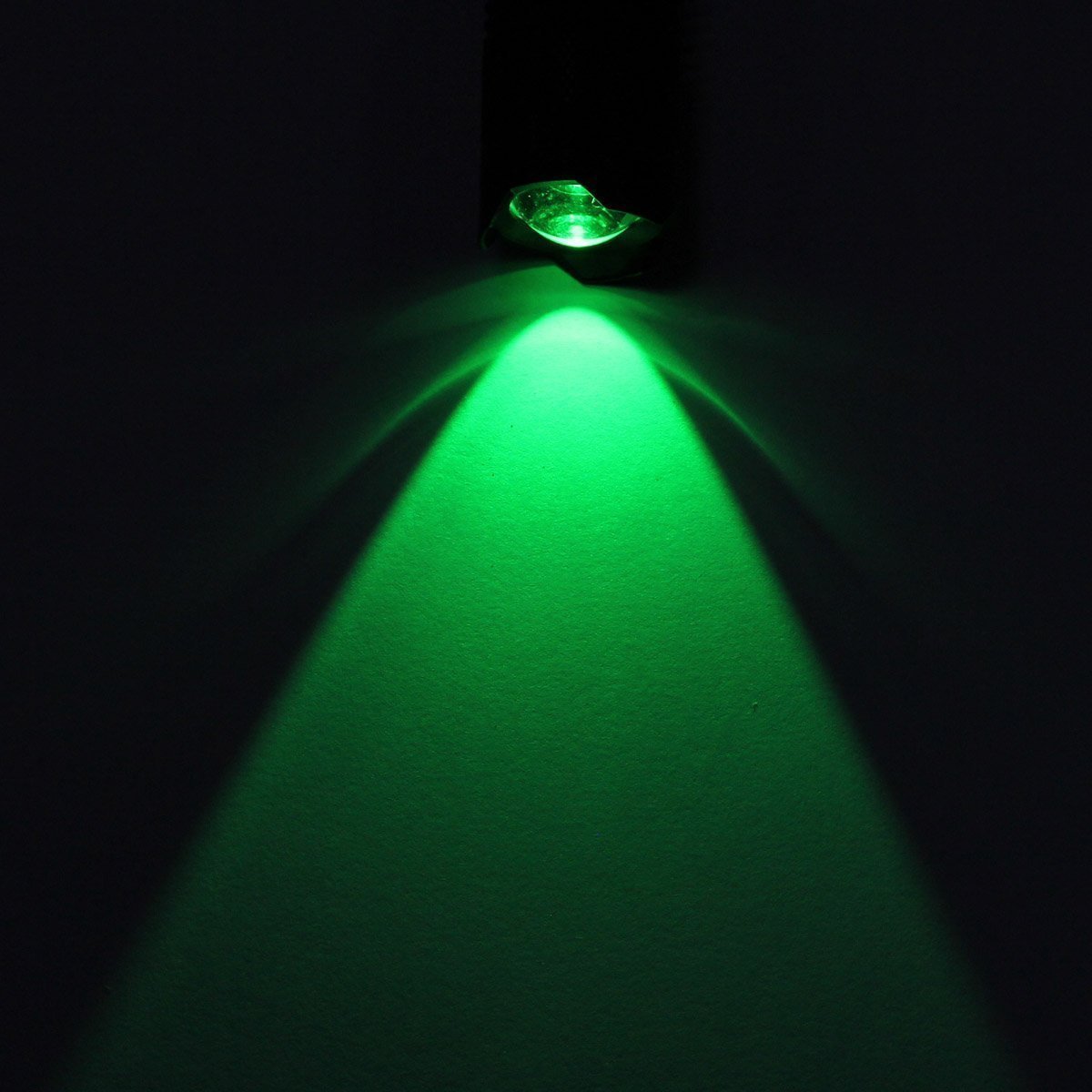 3 Mode Green LED Flashlight - Adjustable Brightness Hunting Flashlight for Night Vision & Outdoor Activities | Perfect for Camping, Hiking & Emergency Use