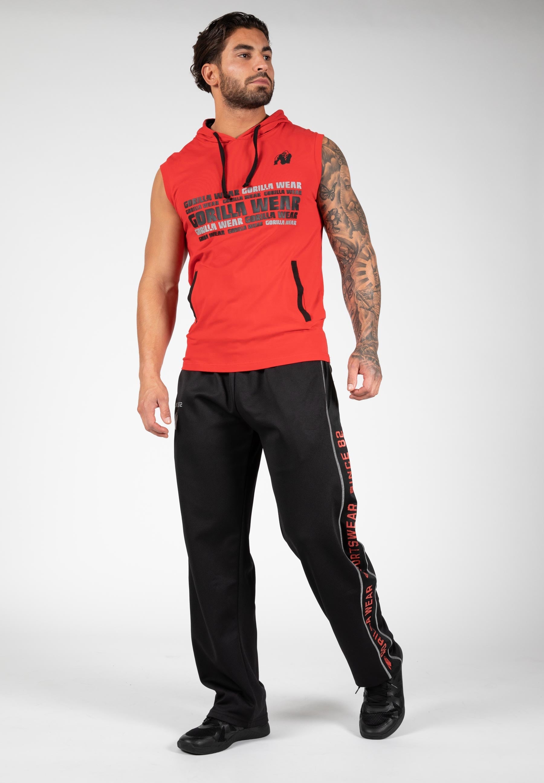 Melbourne Slim Fit Hooded T-Shirt for Men & Women - Red | Casual Streetwear & Loungewear for Everyday Comfort