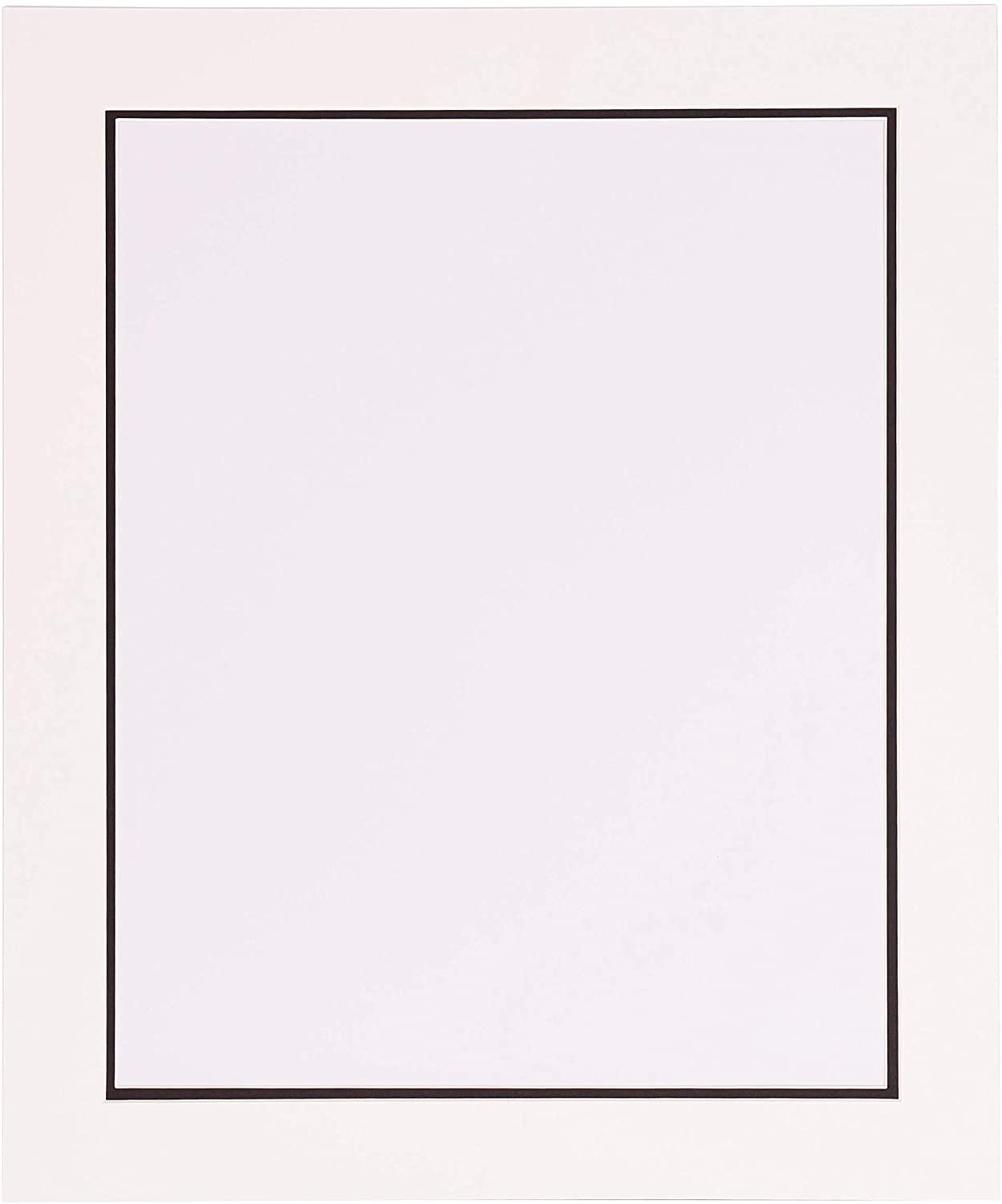 A Plus Max 20x24 Double Photo Mat Board with Backing Board & Clear Bag - 20