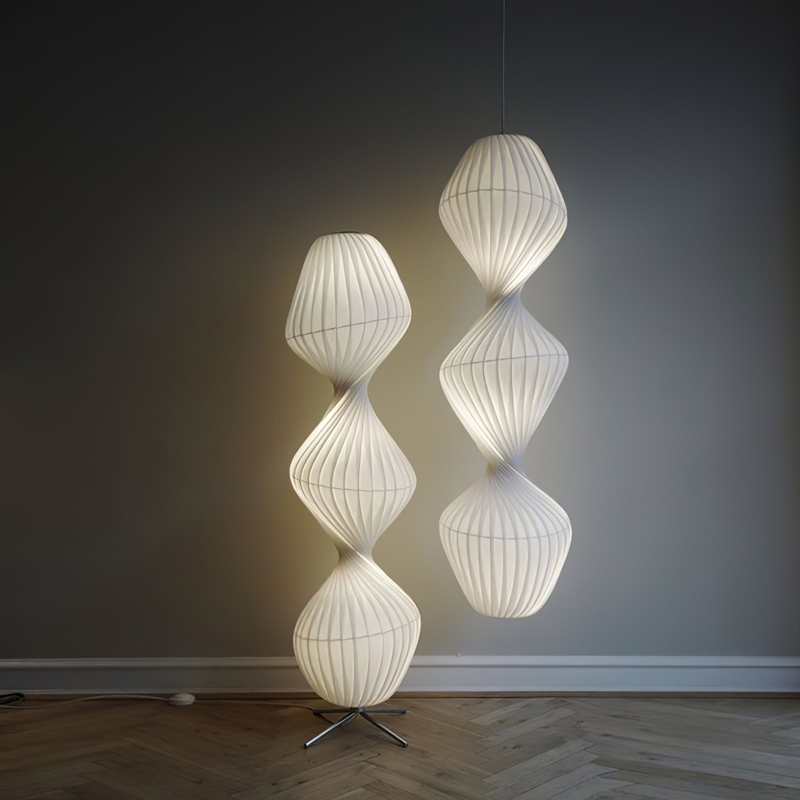 Isadora Pendant Lamp - Modern Glass Hanging Light Fixture for Dining Room, Kitchen Island & Bedroom Decor