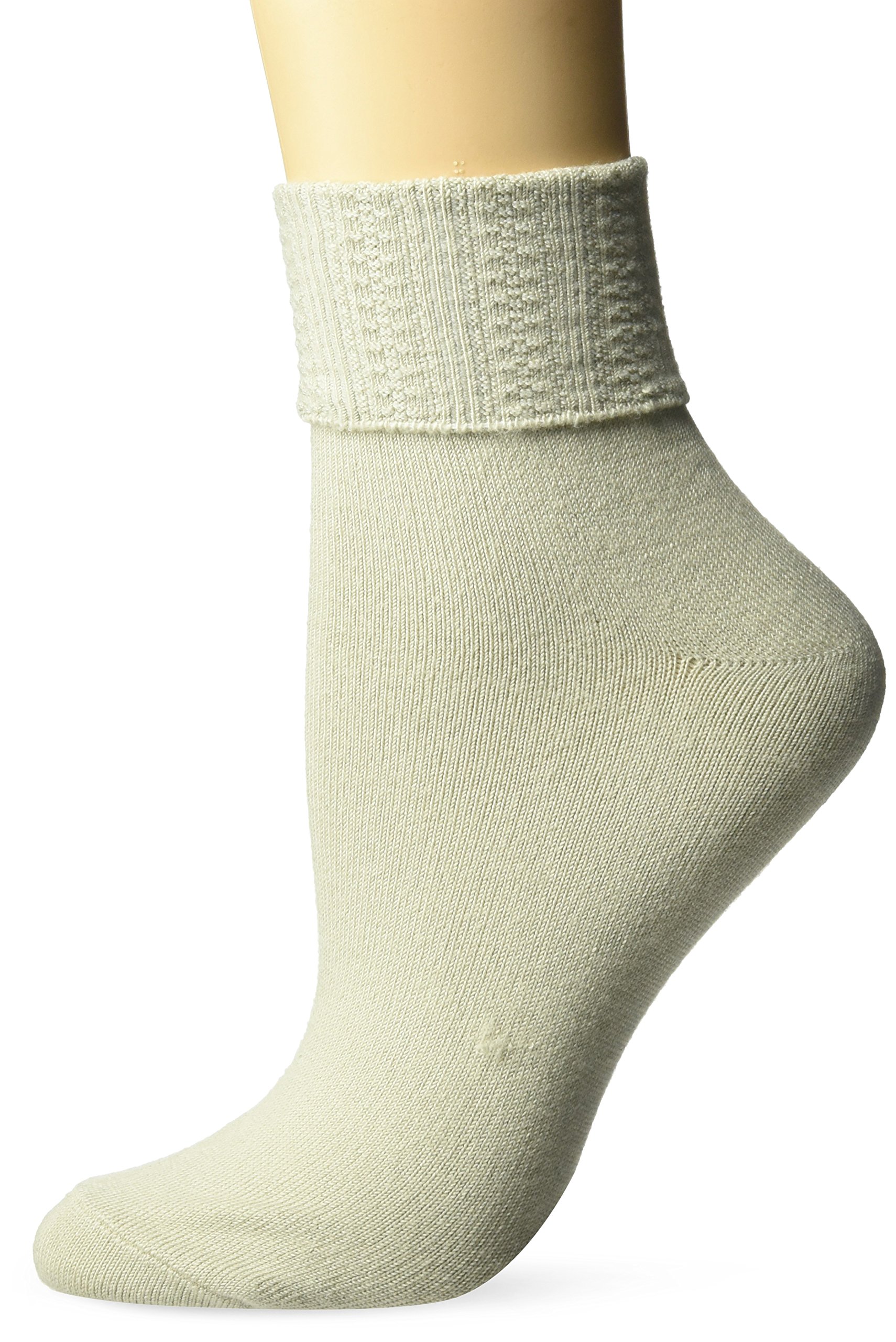 Fruit of the Loom Women's Ankle Socks 1-Pair Pack with Turn Cuff - Comfortable Everyday Socks for Work, Gym & Casual Wear