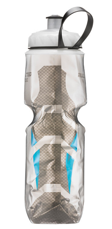 Polar Bottle Carbon 24oz (710mL) Insulated Water Bottle - BPA Free, Leak Proof, Durable Cycling & Sports Bottle for Gym, Hiking, Running & Outdoor Activities