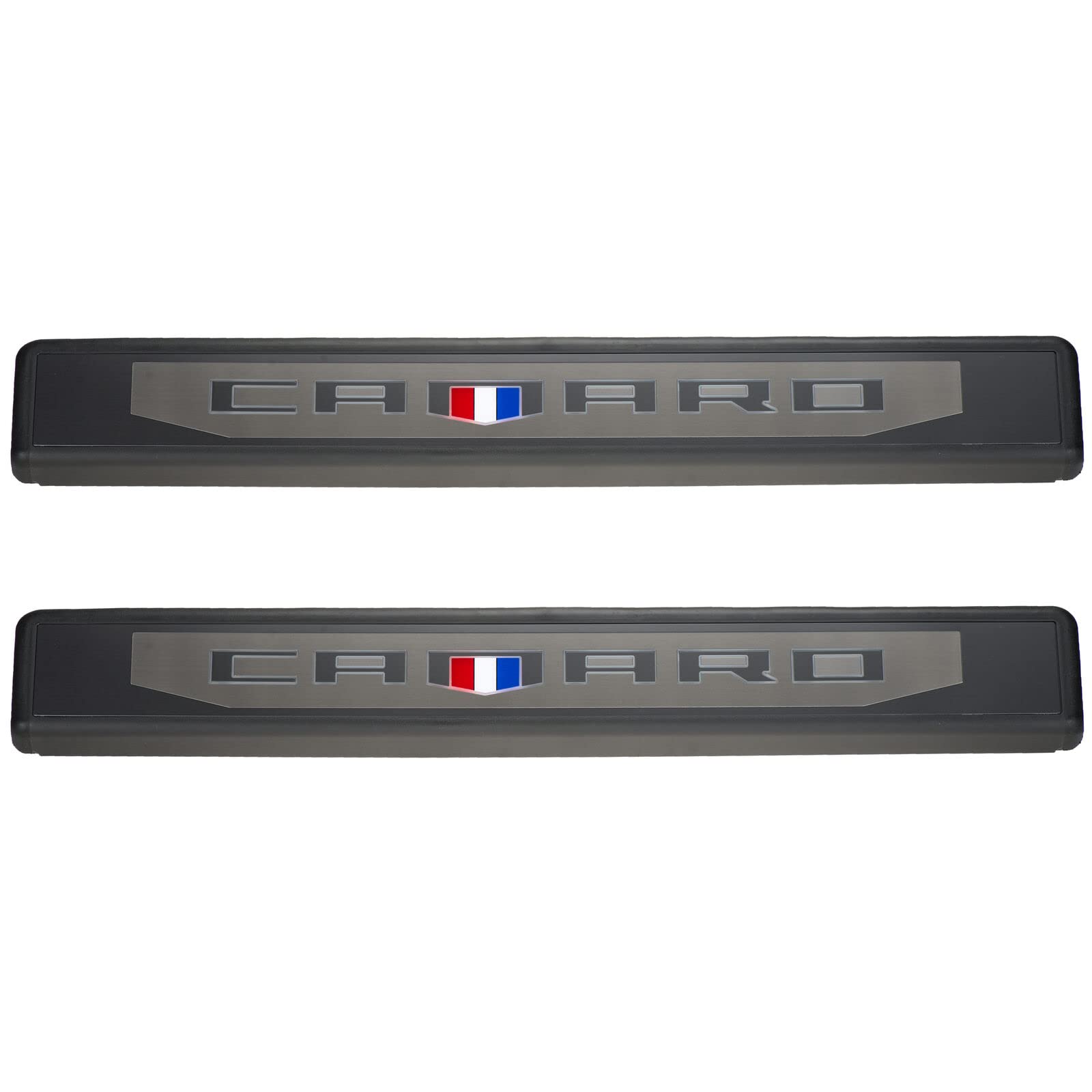 Premium Illuminated Door Sill Plates for 2016-2018 Chevrolet Camaro Coupe - OEM Style LED Scuff Plates (Part# 84127637) - Enhance Interior Lighting & Protect Your Car Doors