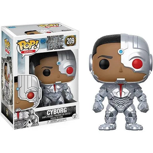 DC Justice League Cyborg #209 Action Figure - Collectible Superhero Toy for Fans & Display - Perfect for Gifts, Play, and Comic Book Collections