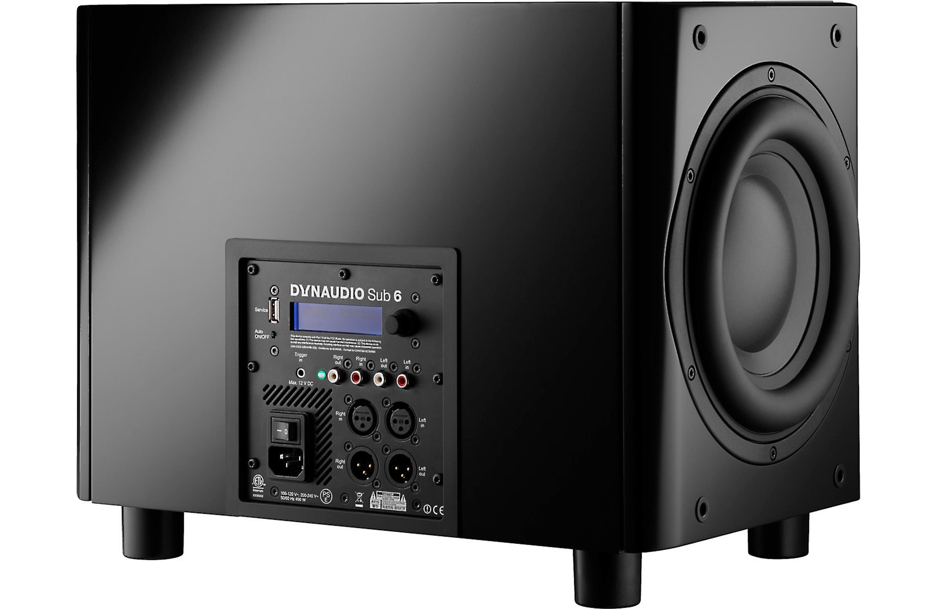 Dynaudio Sub 6 500 Watt Powered Subwoofer - High Performance Home Theater & Music Bass Speaker for Audiophiles | Perfect for Home Cinema, Gaming & Music Listening