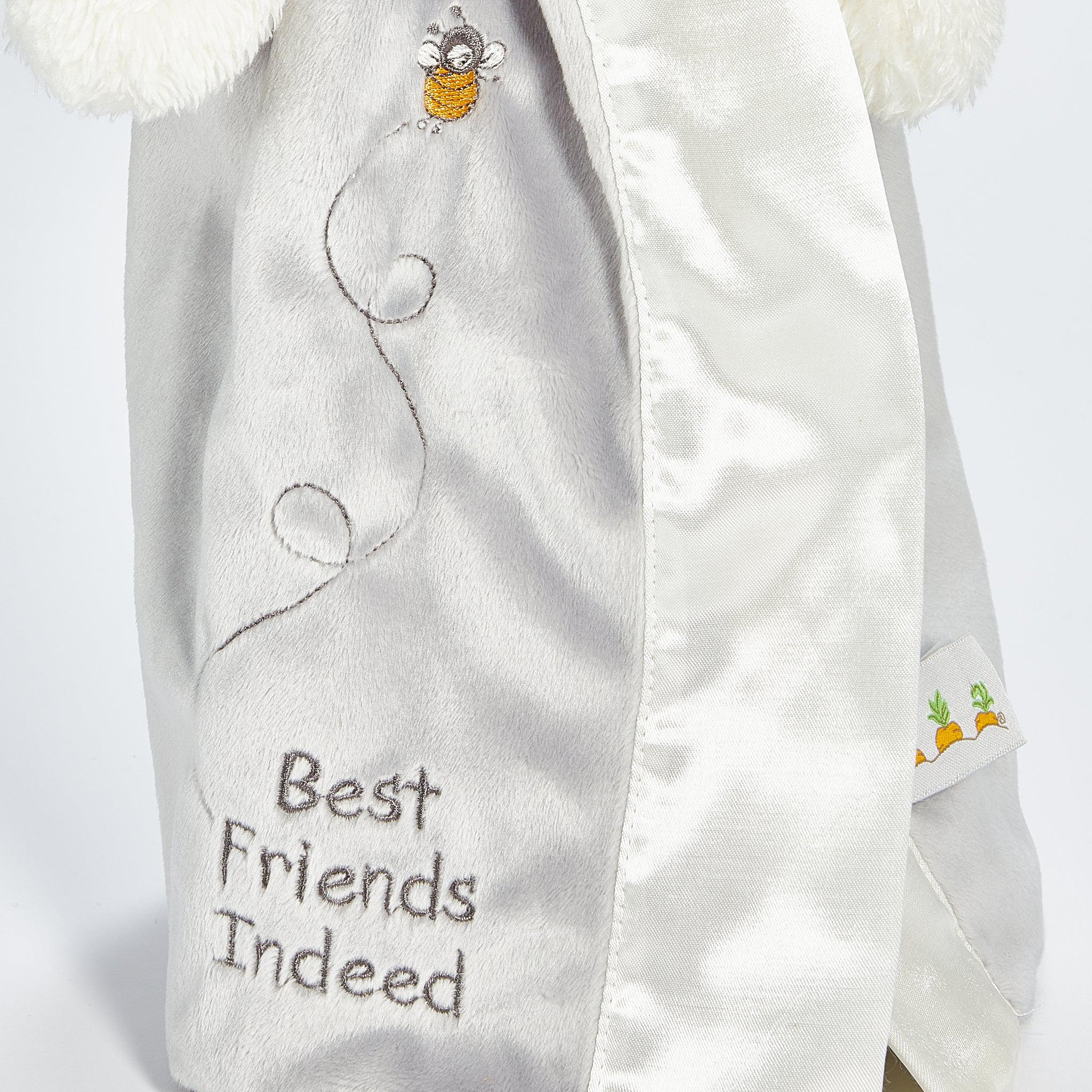 Bloom Bunny Buddy Blanket - Soft Plush Baby Security Blanket for Toddlers & Kids | Perfect for Naptime, Travel, and Comforting Anxiety