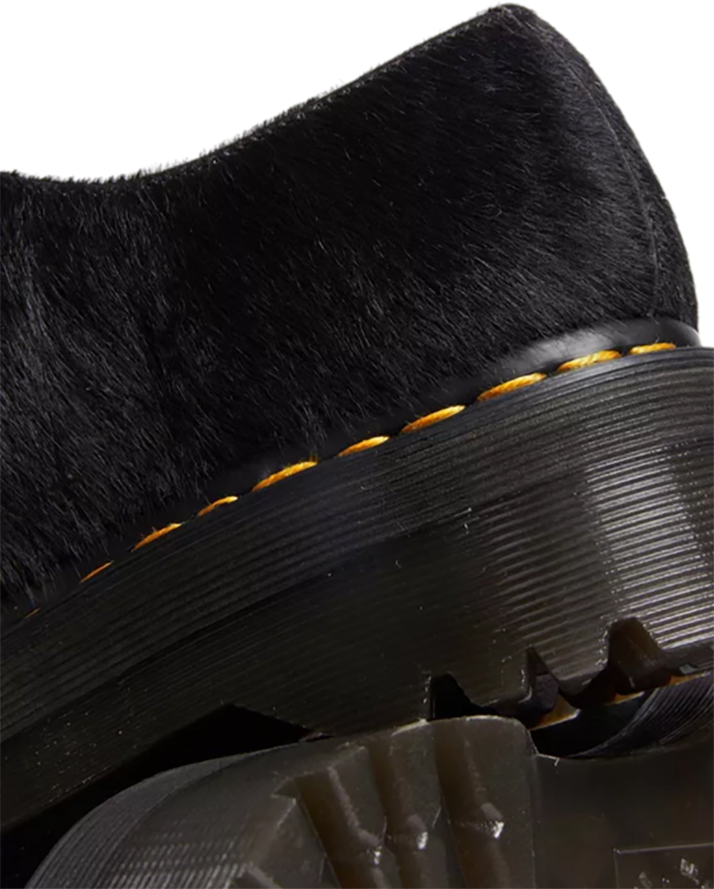 Unisex 1461 Hair On Platform Shoes - Dr. Martens Style Chunky Sole Boots for Men & Women - Perfect for Punk, Goth & Streetwear Fashion