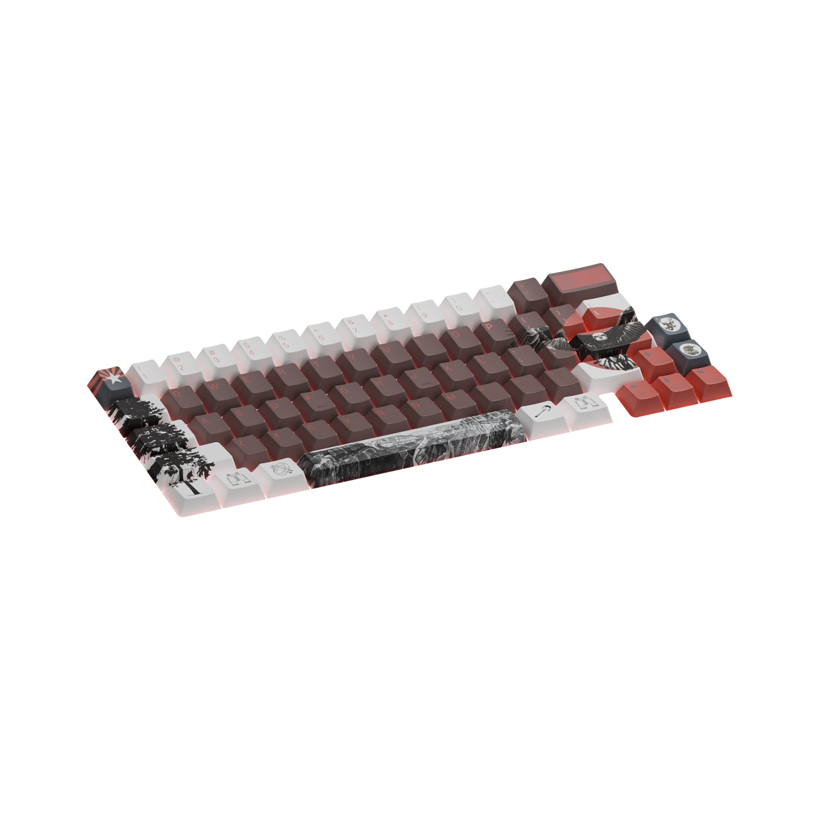 Limited Edition Grand Canyon Themed Keycaps - Custom Mechanical Keyboard Keycaps for Gaming & Typing - Perfect for PC, Mac & Laptop Enthusiasts