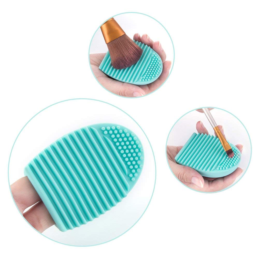 Professional Makeup Sponge & Brush Set for Liquid, Cream, Powder - Beauty Blender & Foundation Brush Kit