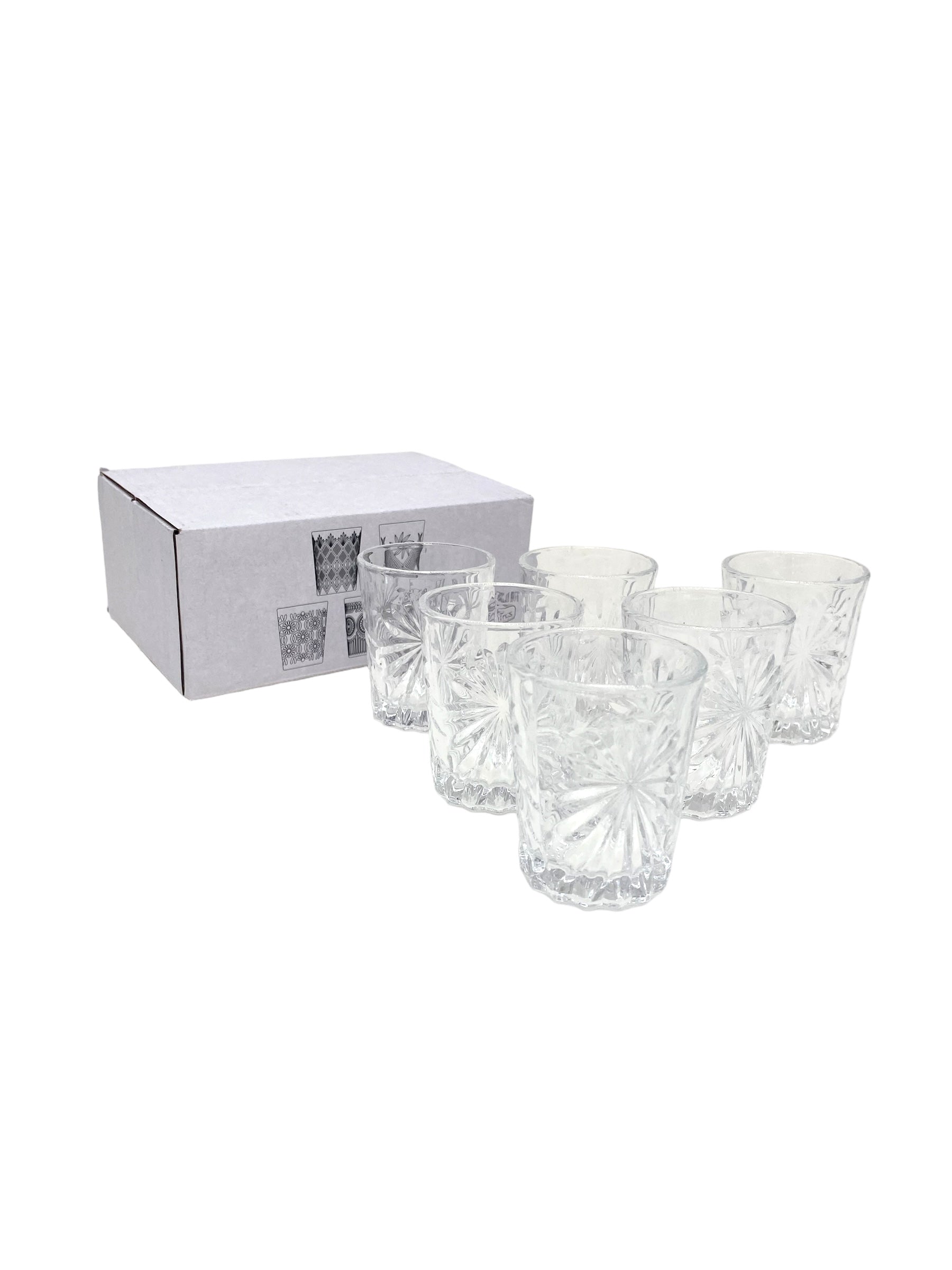 6-Piece Shot Glass Set - 4 oz Premium Glassware for Cocktails, Liquor & Party Drinks - Perfect for Home Bars, Parties & Gifts