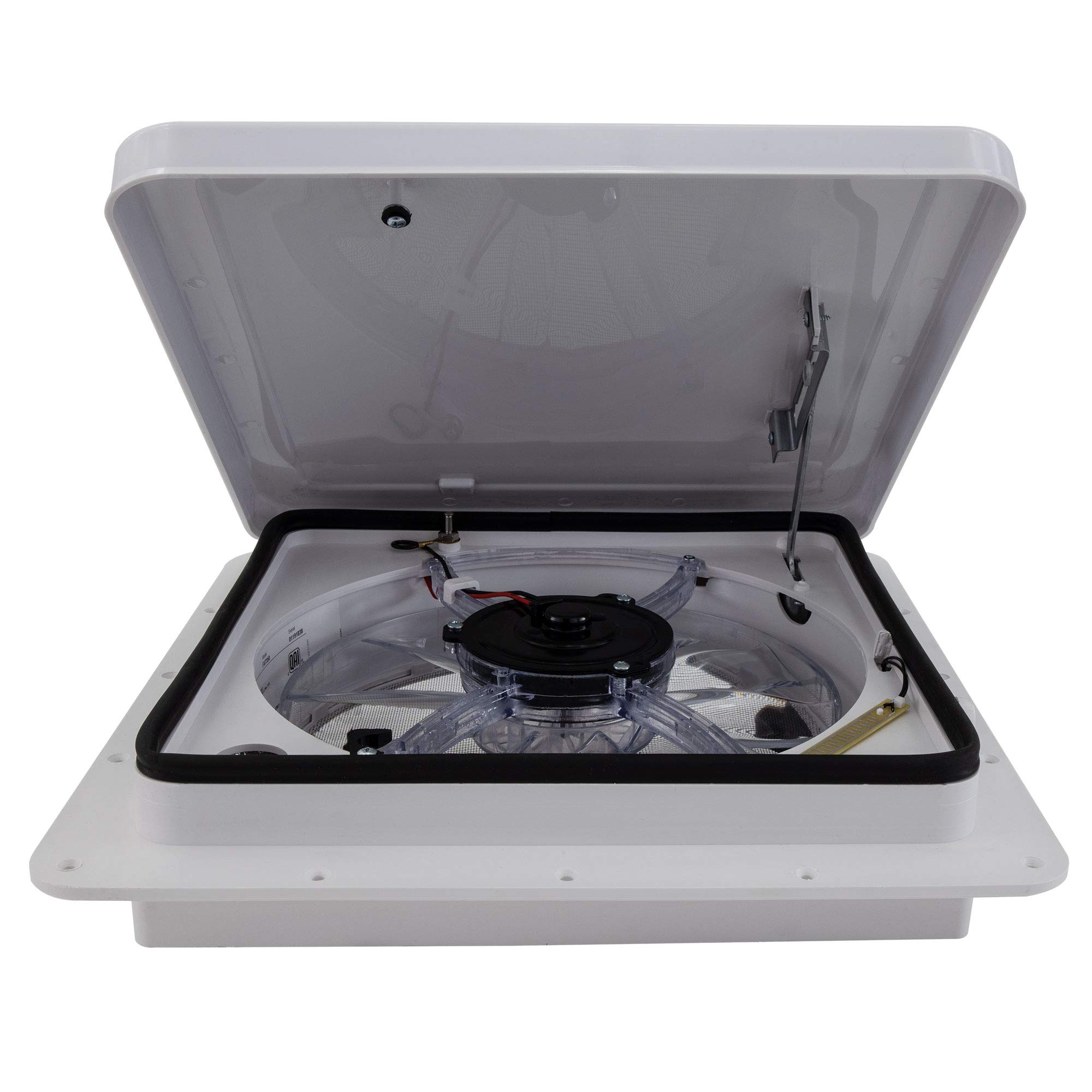RecPro RV Roof Vent Fan - Fan-Tastic 7350 High-Powered 13-Speed Camper Ventilation Fan with Rain Sensor & Remote | White High-Profile RV Roof Vent | Perfect for RV, Camper, and Travel Trailer Air Circulation & Temperature Control