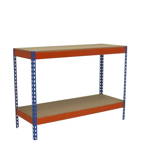 Azul/Naranja/Madera