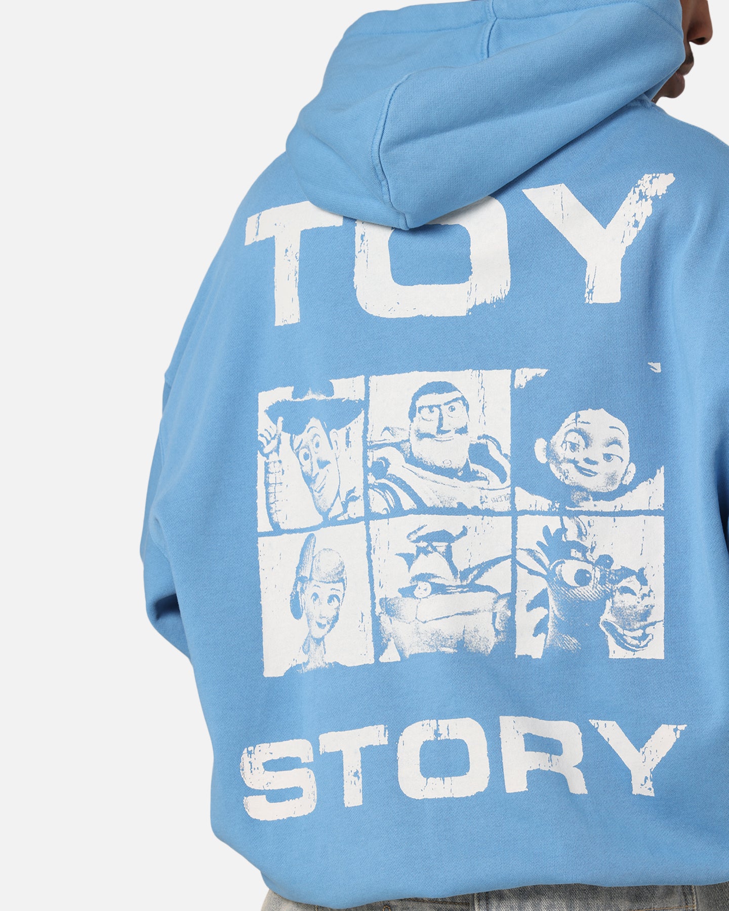 Disney Pixar Toy Story Premium Hoodie - Washed Blue - Official Licensed Merchandise - Perfect for Cosplay, Gifts & Casual Wear
