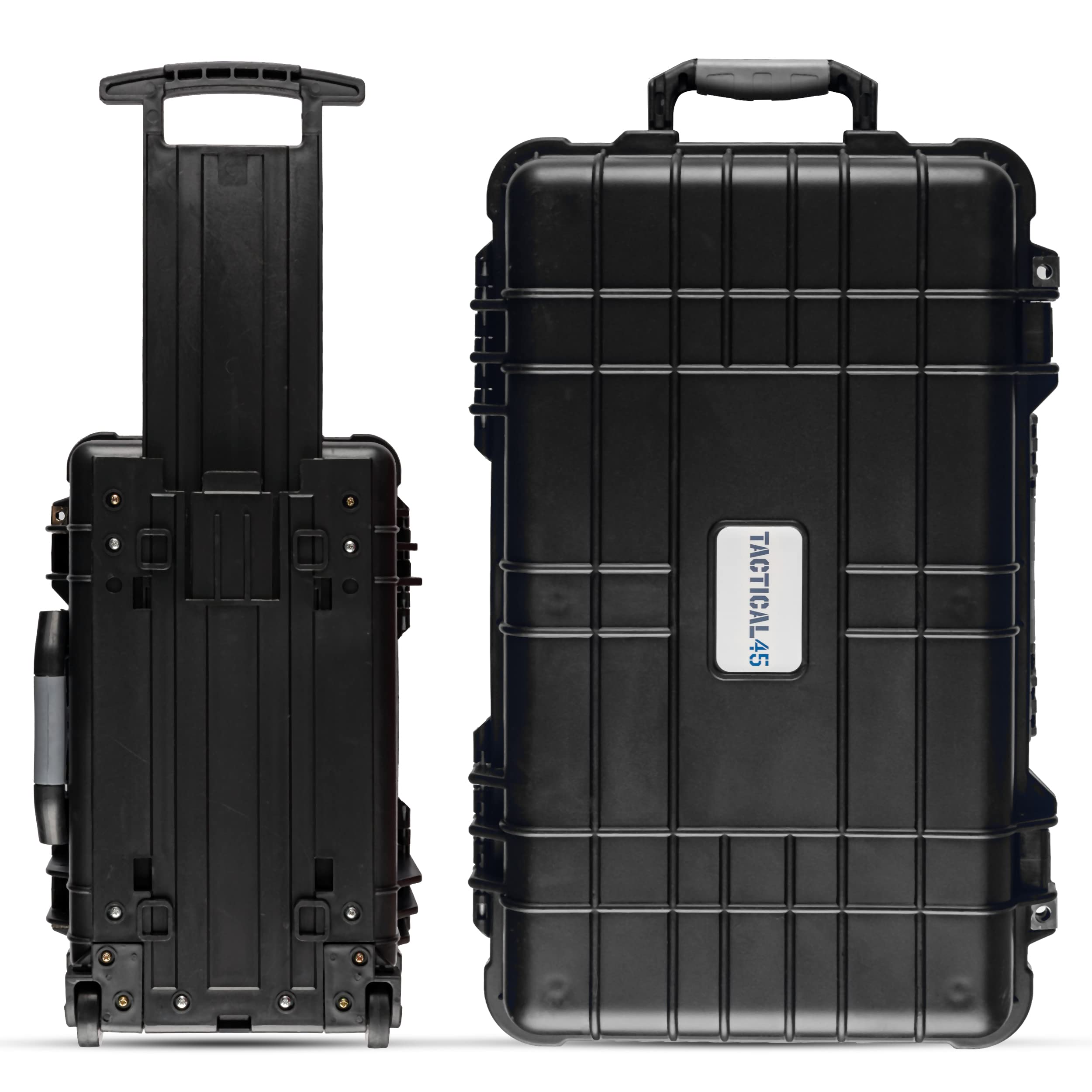 22.4 x 14 x 9.4in Waterproof Wheeled Hard Case with Customizable Foam Padding - Protective Storage for Rifles, Cameras, Drones & Electronics | Perfect for Travel, Outdoor Adventures & Equipment Transport