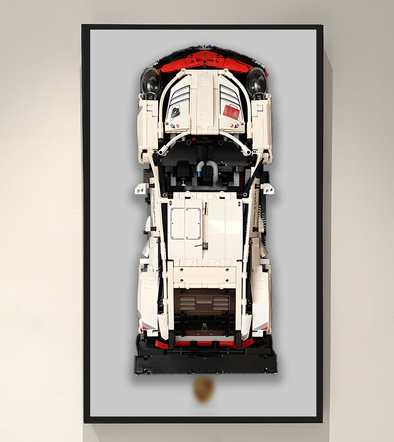 LEGO Technic Car Display Frame - Wall Mounted Showcase for LEGO Models | Perfect for Home Decor, Office Display & Collector's Showcase