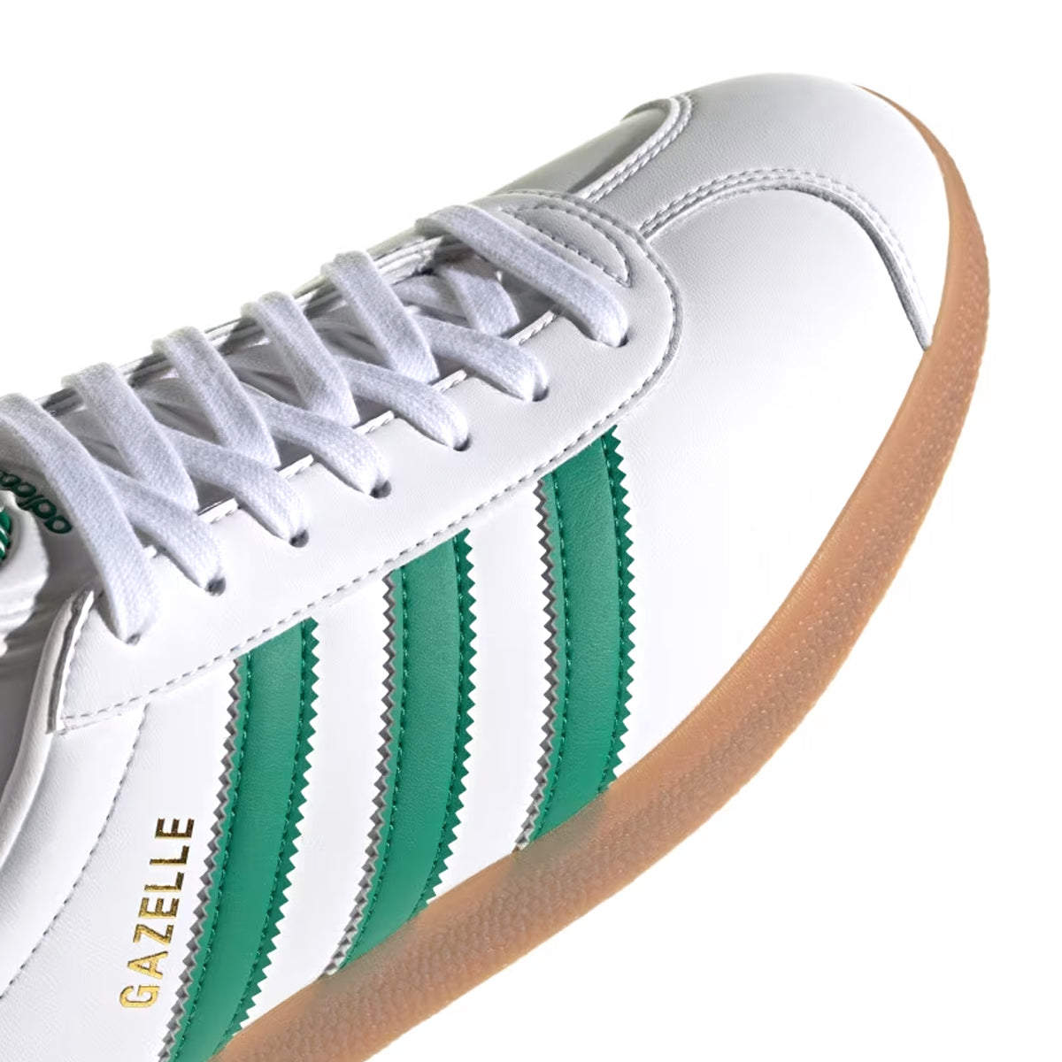 Gazelle 'Cloud White Bold Green' Sneakers - Comfortable & Stylish Running Shoes for Men & Women | Perfect for Gym, Workout & Casual Wear