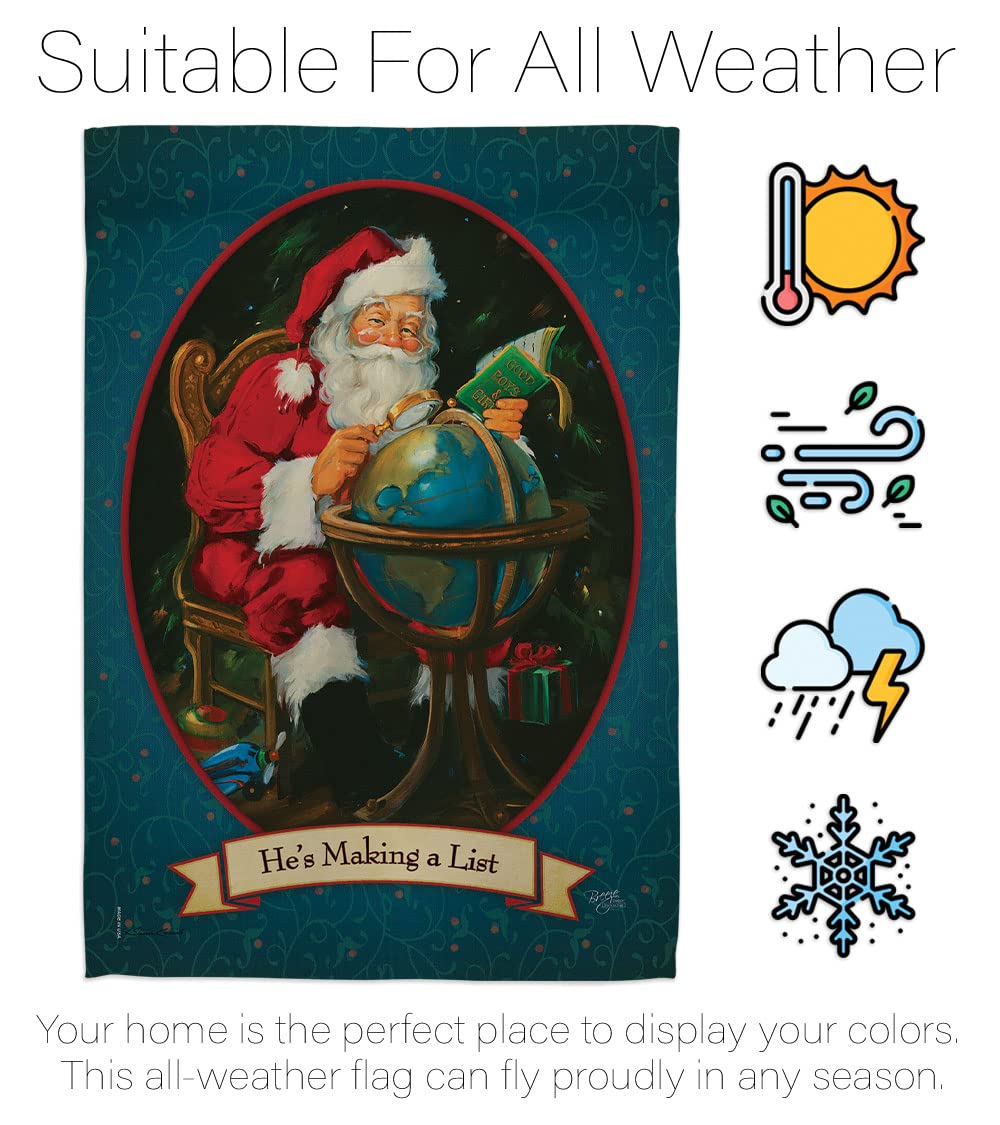 Christmas House Flag Set 28x40 - Winter Decor for Holiday Yard