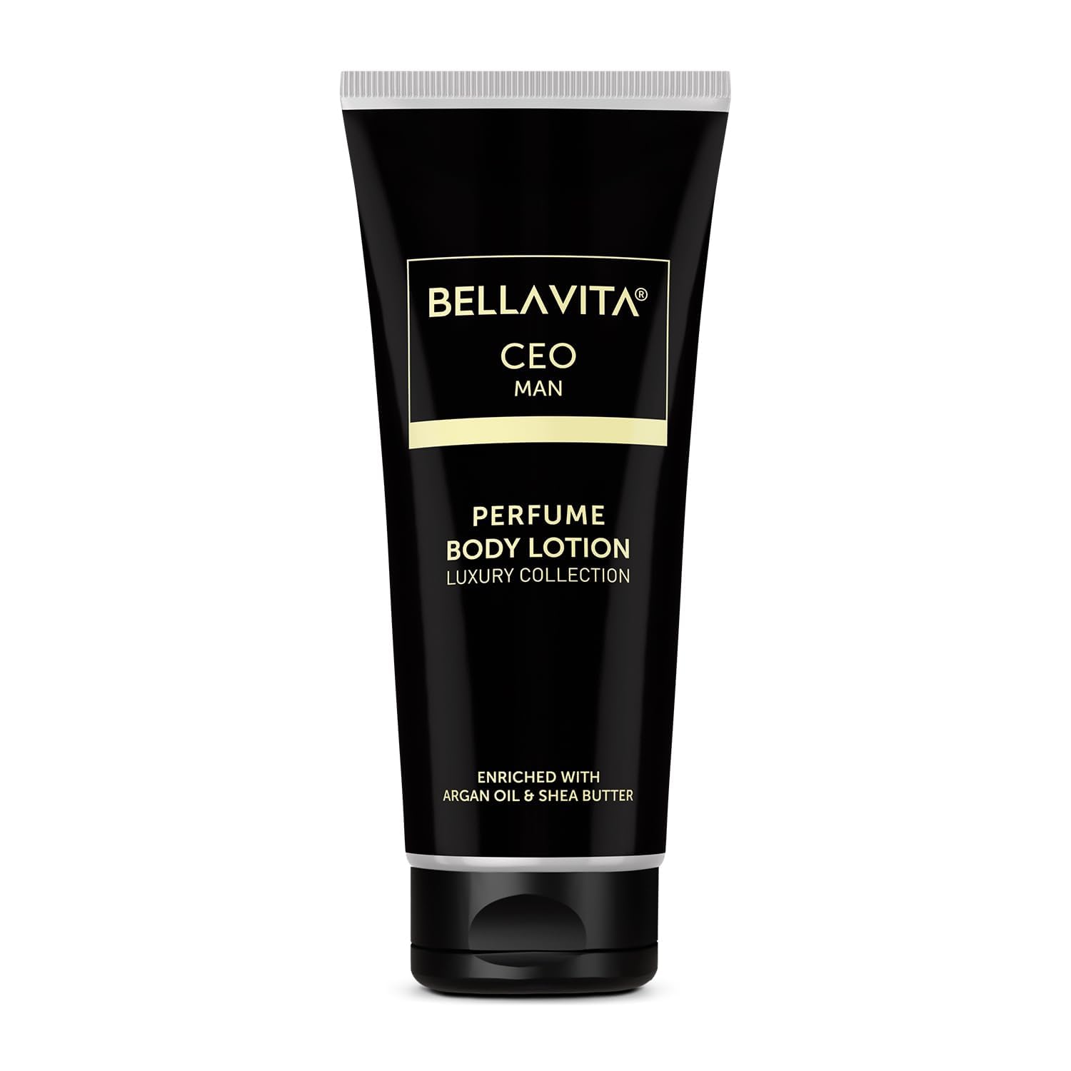 BVita Luxury Intense CEO Men's Body Perfume Lotion - Nourishing & Hydrating with Argan Oil & Shea Butter (200ml) | Softens & Protects Skin | Perfect for Daily Use, Gym & Office