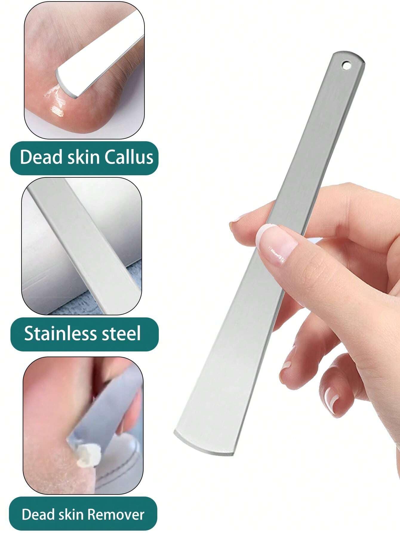 KLIFFOO Professional Pedicure Knife Set - 5-Piece Dead Skin & Callus Remover Kit with Sharp Blades for Feet Care, Ingrown Toenail Treatment, and Foot Repair - Perfect for Home Pedicures & Salon Foot Care