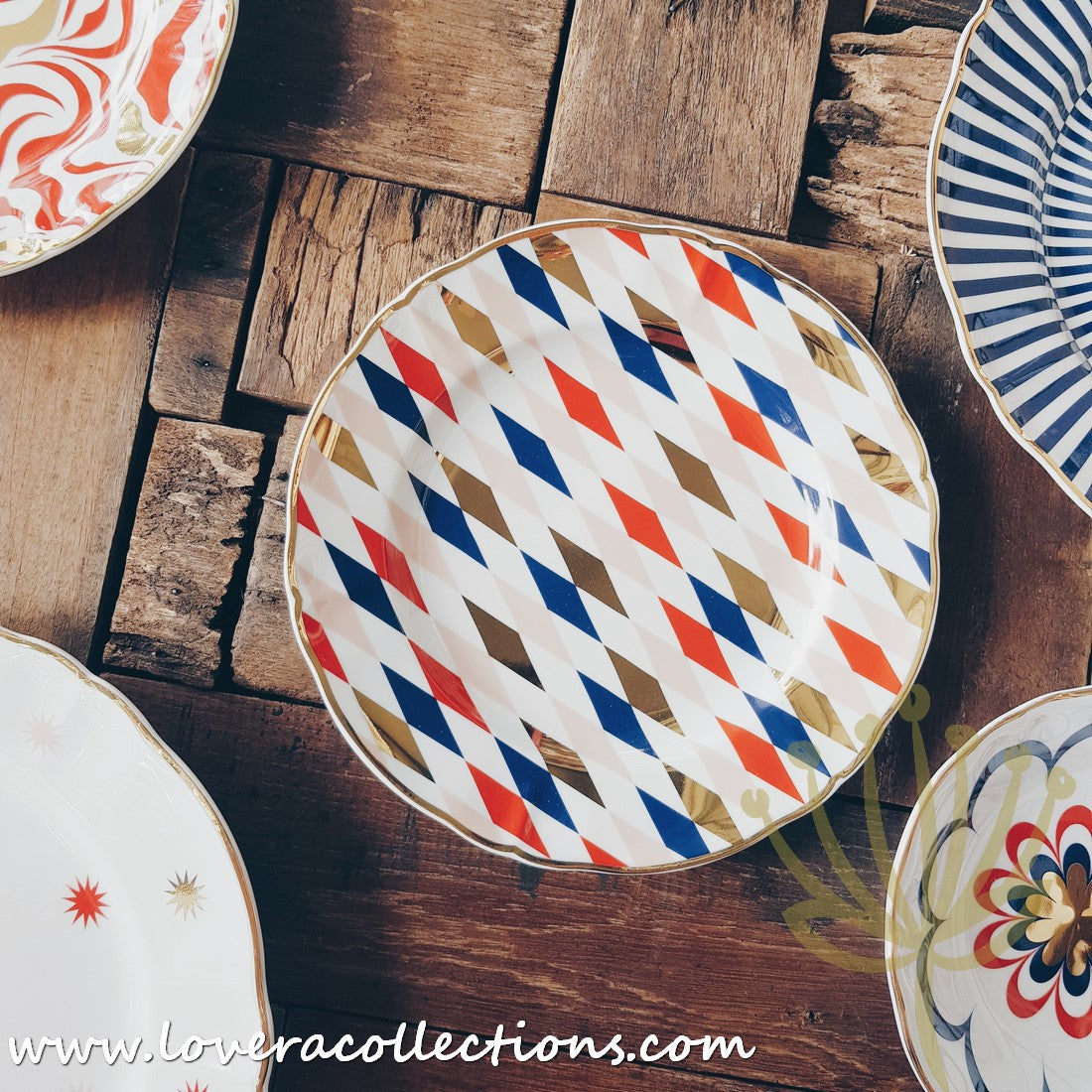 Bitossi Italy Abracadabra Dinnerware Set by La Tigre - Premium Ceramic Plates & Bowls for Elegant Dining, Perfect for Dinner Parties & Home Decor