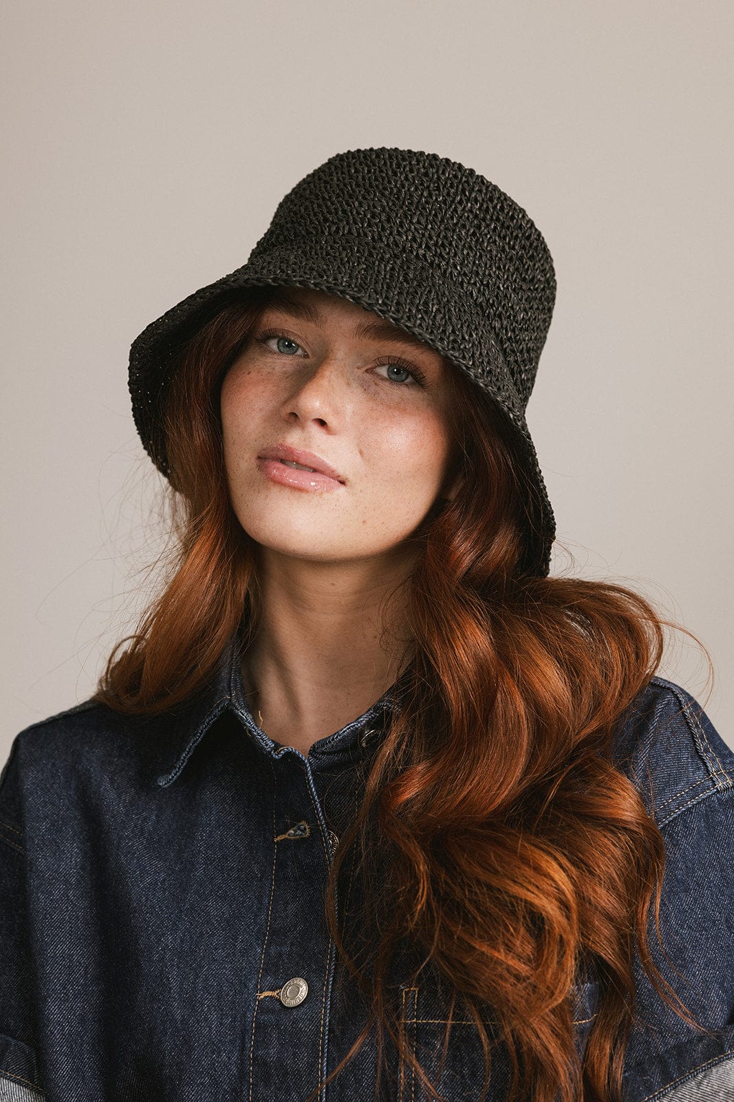 Crochet Packable Bucket Hat for Women - Breathable Summer Sun Hat with Wide Brim - Perfect for Beach, Travel, and Outdoor Activities