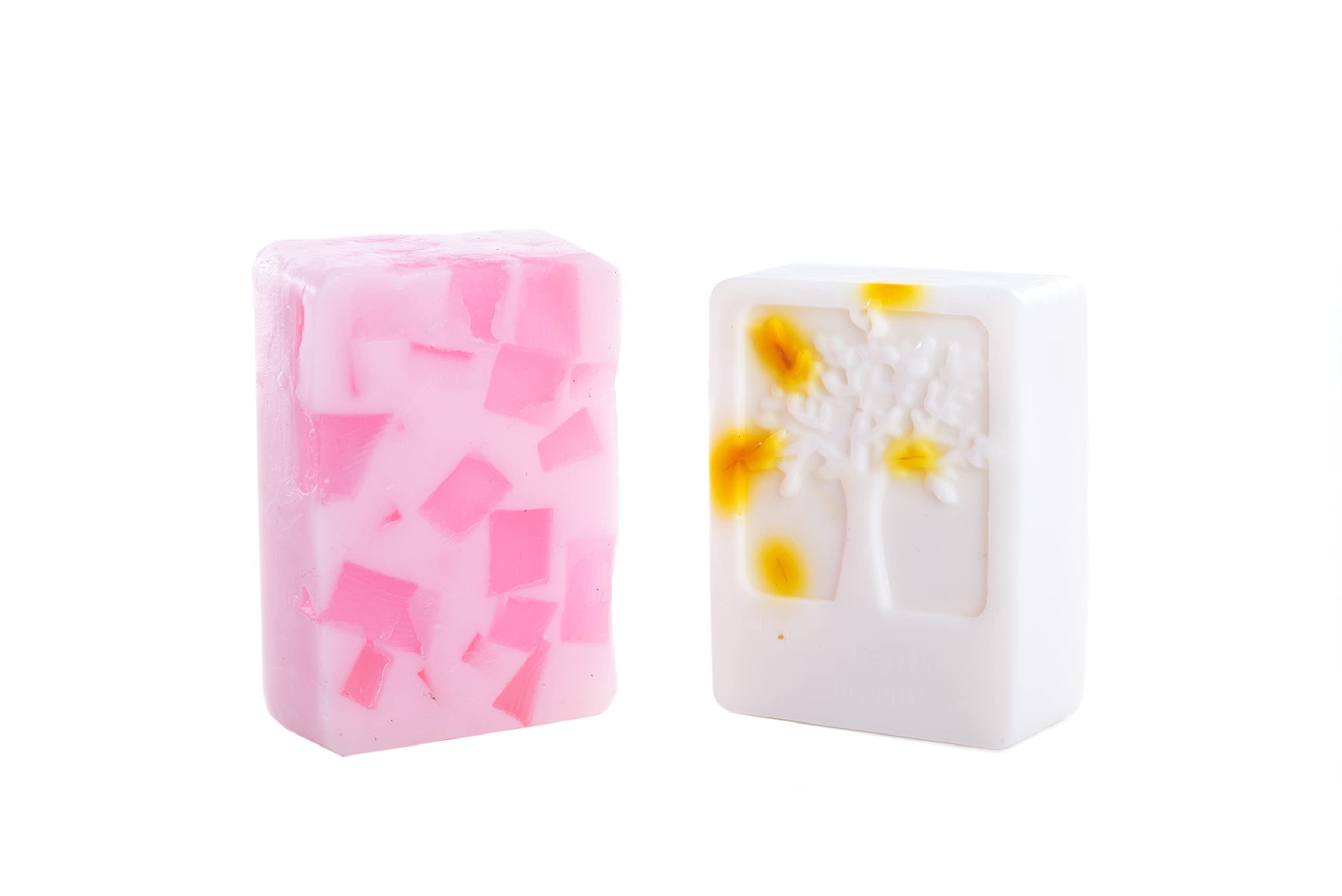 Organic Camel Milk & Saffron Rose Shea Butter Soap Bar (2x120g) - Natural Skin Care for Dry & Sensitive Skin - Perfect for Bathing, Gift Sets & Spa Days