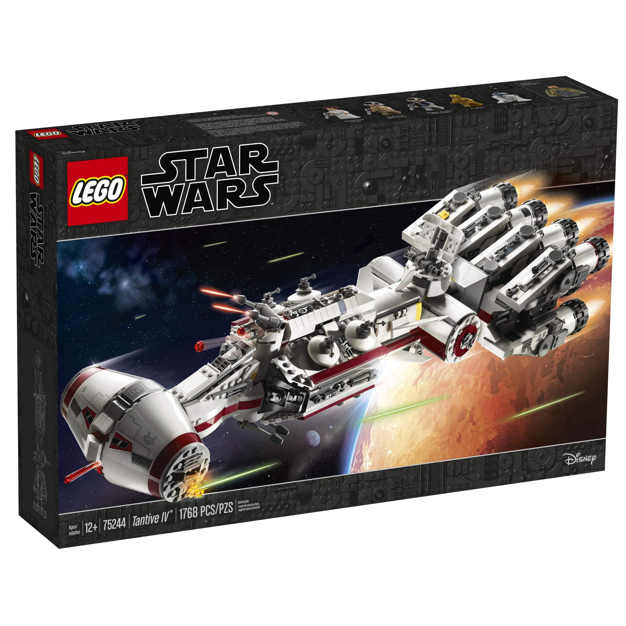 LEGO Star Wars: A New Hope 75244 Tantive IV Building Kit (1768 Pieces) - Ultimate Collector Series Model for Adults & Teens | Perfect for Star Wars Fans, Display & Gift Giving