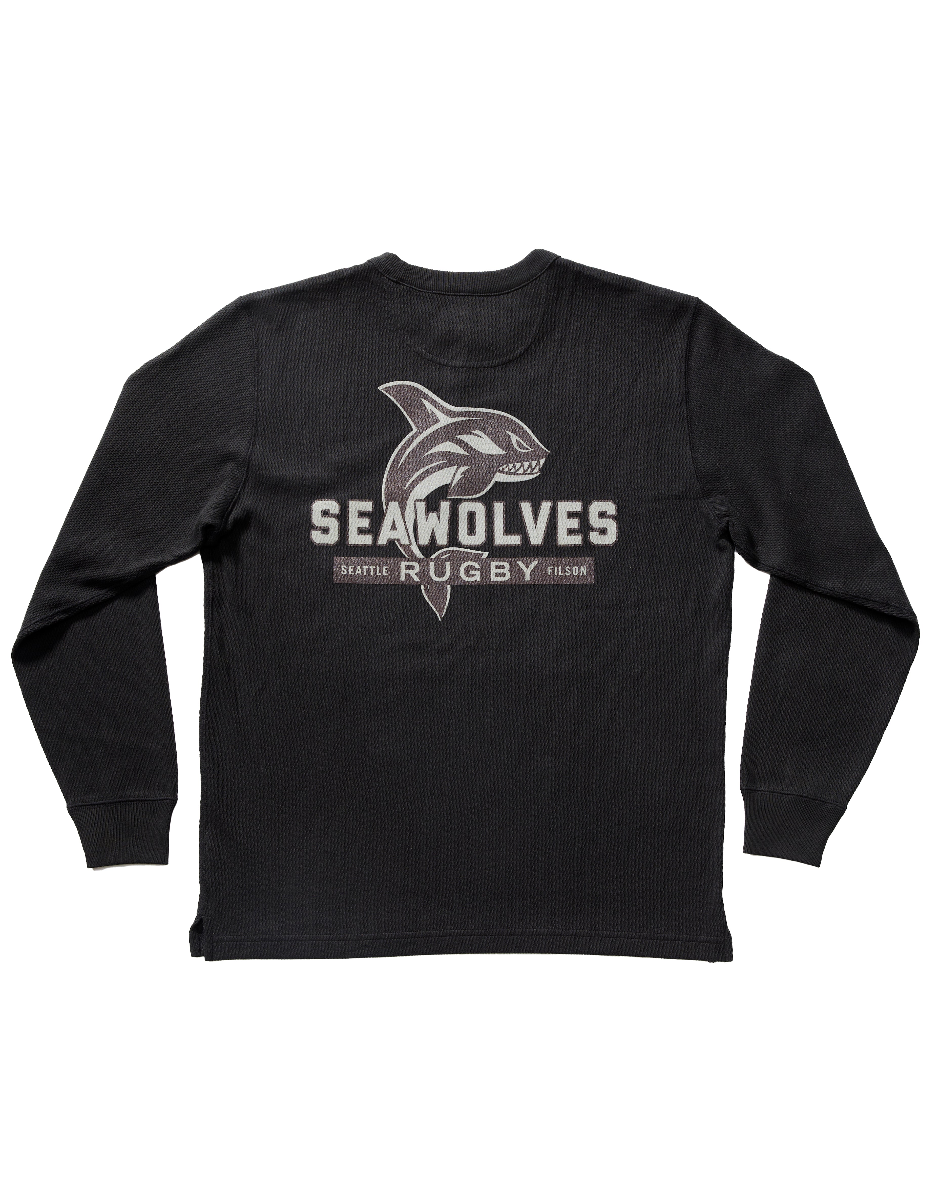 Seawolves 2025 Filson Thermal Crewneck Sweatshirt - Men's Warm Fleece Pullover for Outdoor Activities, Camping & Winter Sports