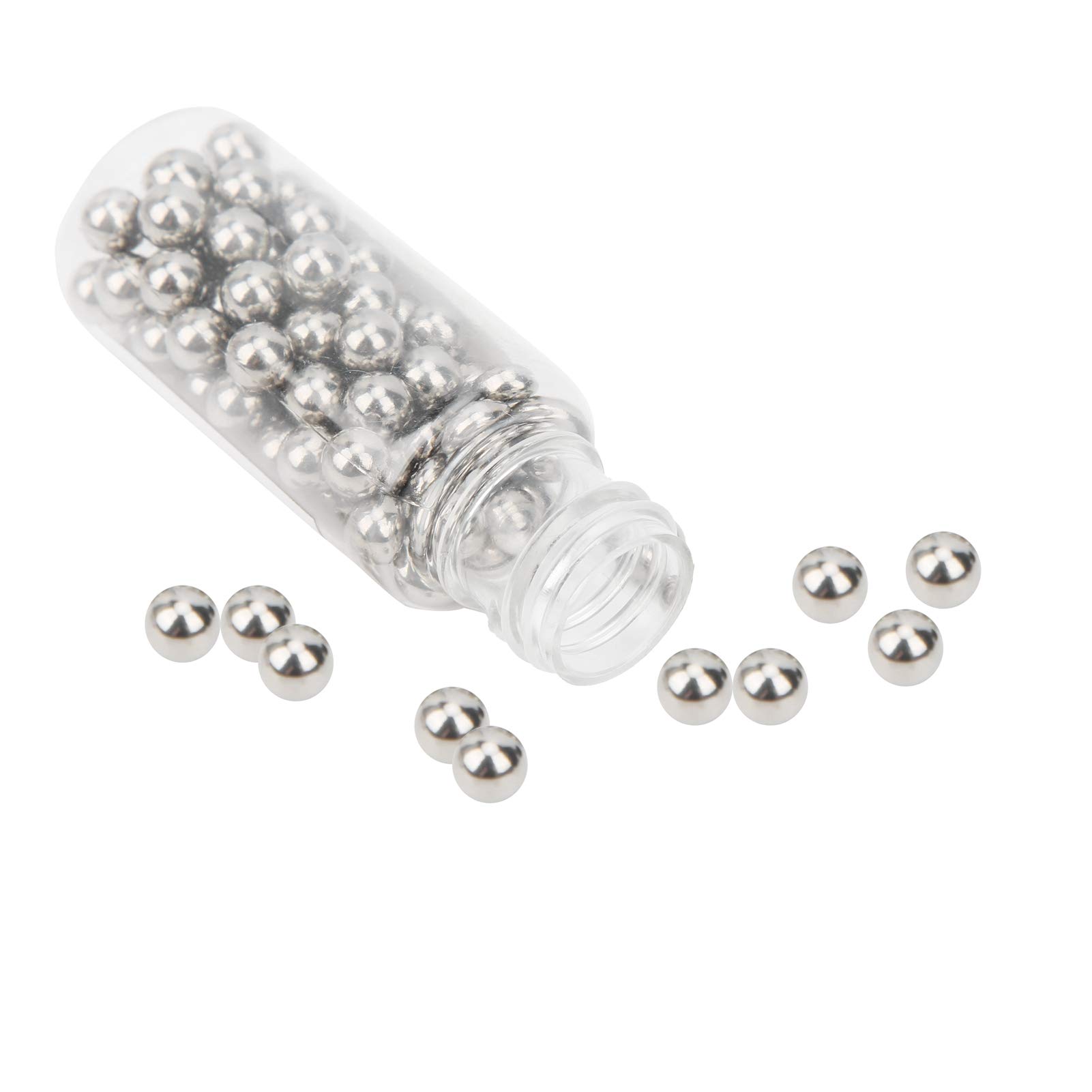BORDSTRACT 200 Pcs Stainless Steel Paint Mixing Balls - G1000 0.2in Agitator Balls for Paint Mixing, Keeping Paint Fresh & Reactivating Old Paint - Perfect for Artists, DIY Projects & Home Improvement