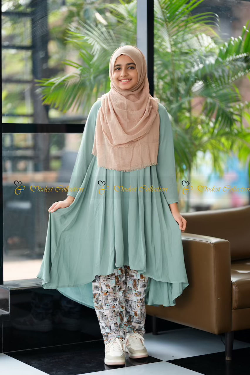 Premium Pistachio Green Top for Women & Teen Girls - Trendy Casual Wear for Outings, Parties & Everyday Style