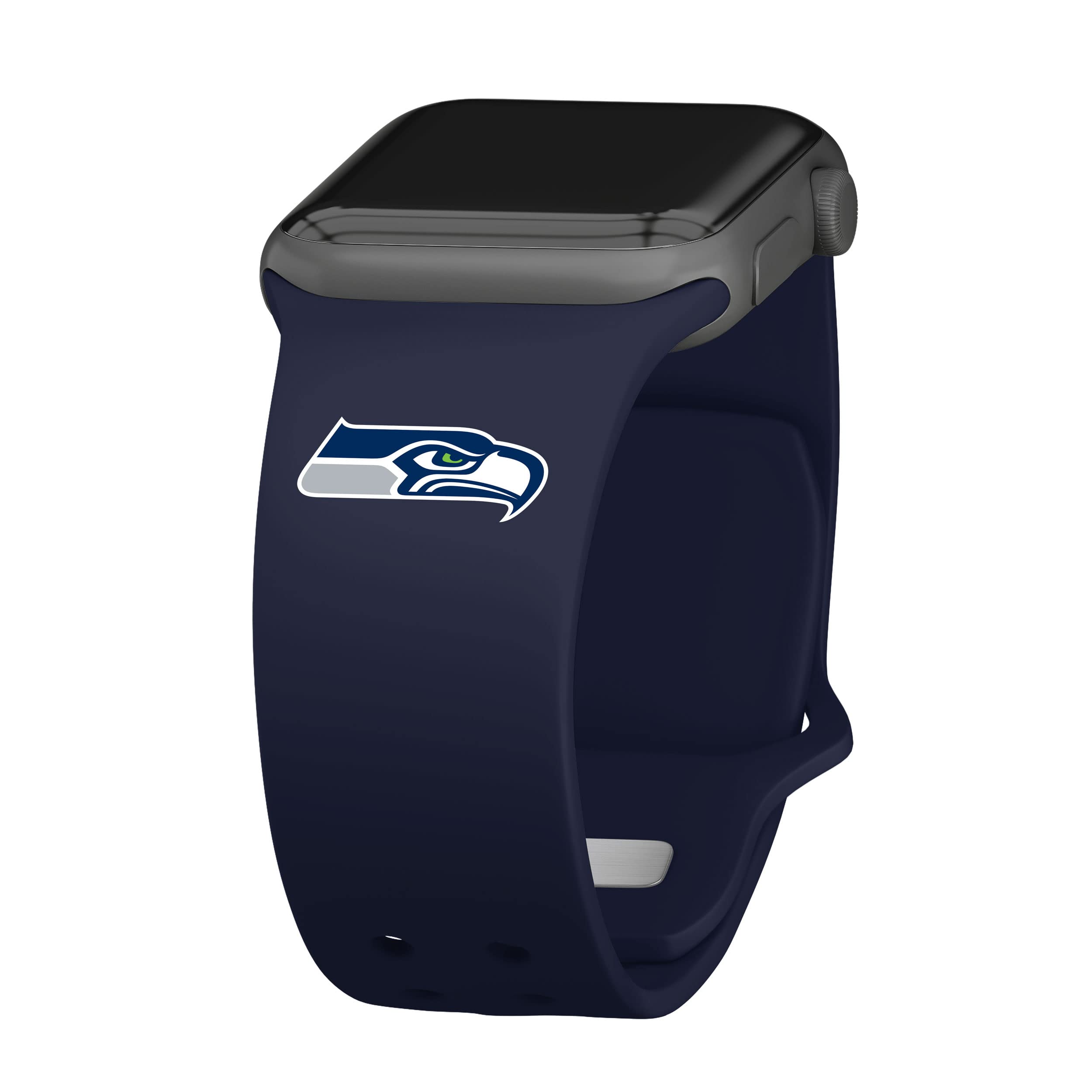 Seattle Seahawks Silicone Apple Watch Band - 3-Piece Set for Sports & Fitness