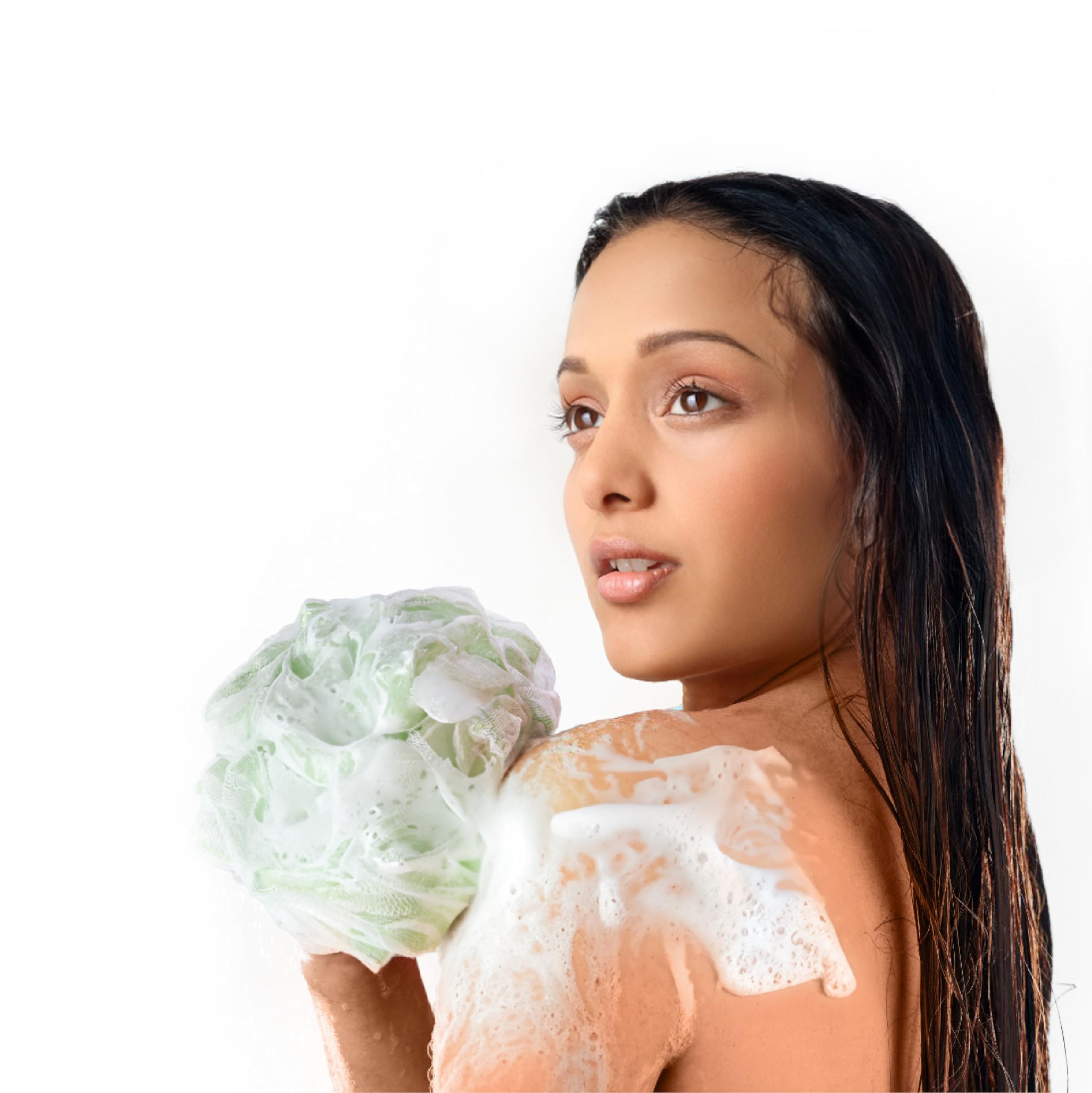Exfoliating Loofah Sponge for Bath & Shower - Gentle Body Scrubber for Men & Women | Perfect for Daily Skincare, Spa & Exfoliation Routine