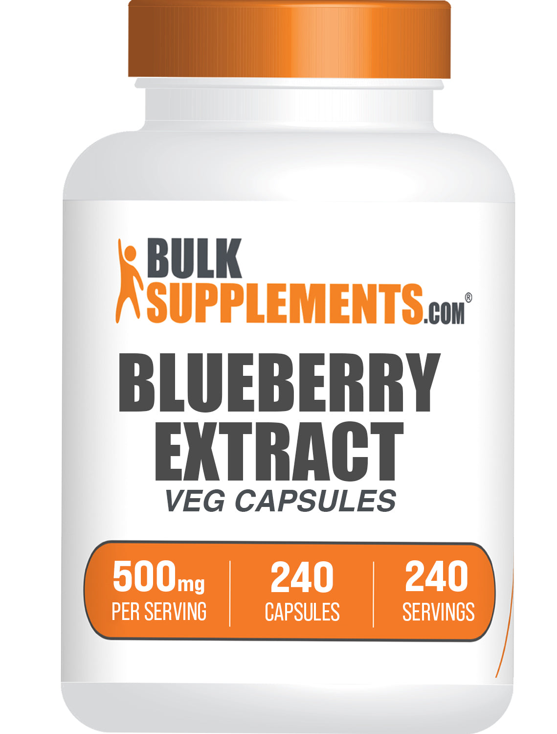 Premium Blueberry Extract Capsules 500mg - Antioxidant Rich Supplement for Eye & Brain Health - Supports Immune System & Heart Health - Non-GMO, Gluten-Free - Perfect for Daily Wellness & Active Lifestyle