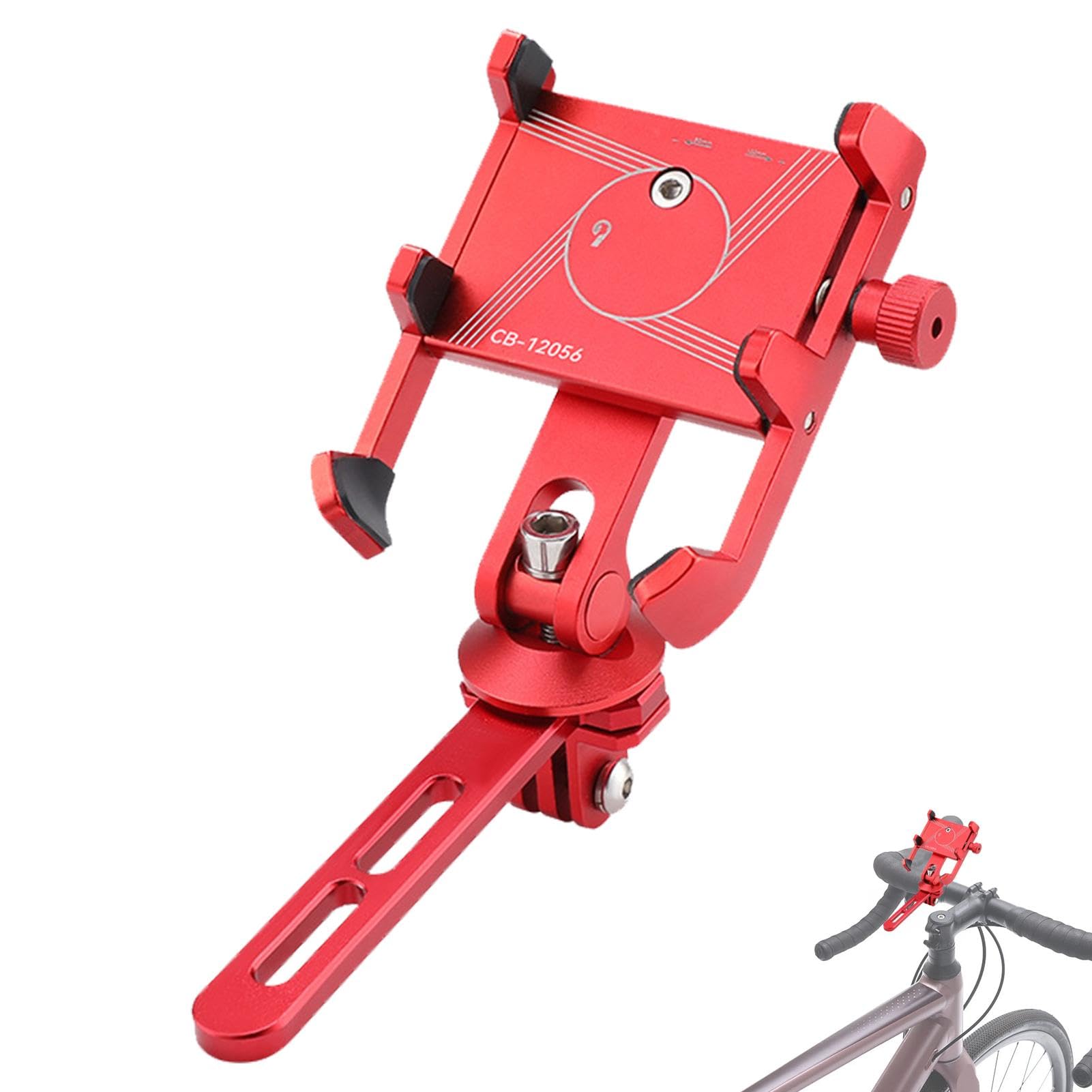 Stable Bike Phone Holder - Universal Adjustable Bicycle Phone Mount for Cycling, Running & Outdoor Sports | Secure Grip for Smartphones During Rides & Workouts