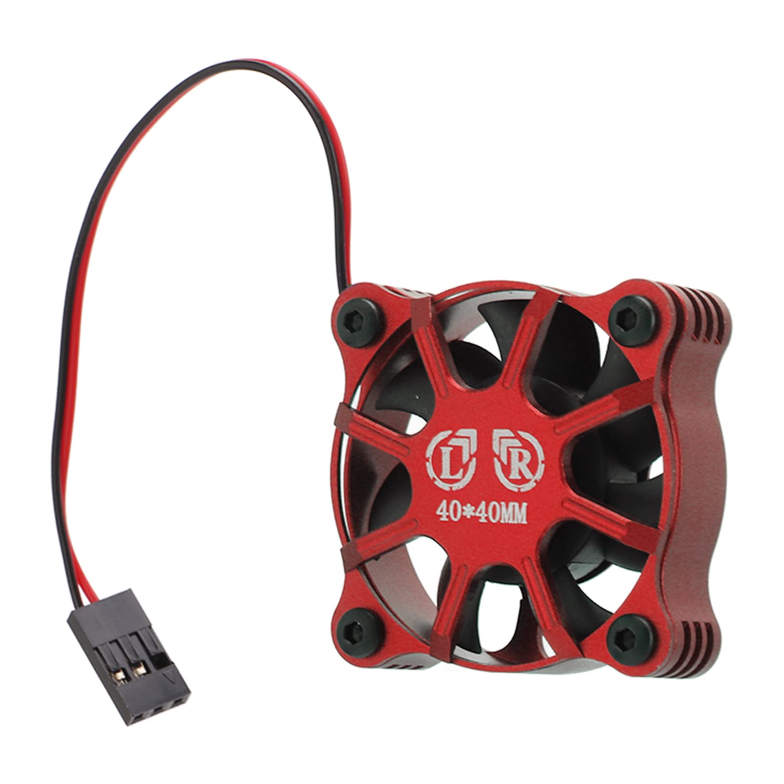 High-Performance RC Cooling Fan - Durable Aluminum Alloy Heat Dissipation Fan with Metal Mesh Cover for 110/112 RC Cars & ESC - Perfect for Racing, Drifting & Off-Road RC Vehicles