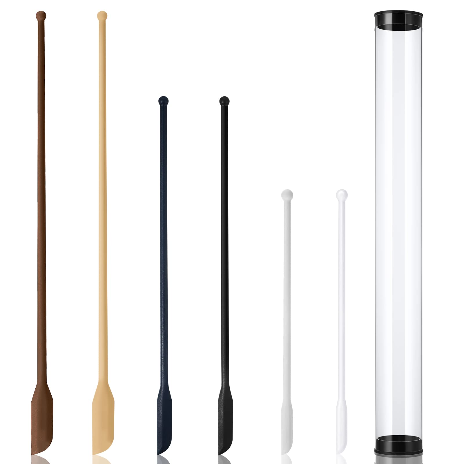 6-Piece Mini Silicone Spatula Set - 3 Sizes for Makeup & Kitchen Use - Non-Stick, Heat-Resistant with Storage Container (Retro Colors) - Perfect for Creams, Lotions, Cooking & Baking