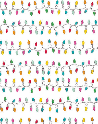 Scalloped Chalkboard Lights Tissue Paper - Decorative Party Supplies for Birthday, Wedding & Classroom Decorations