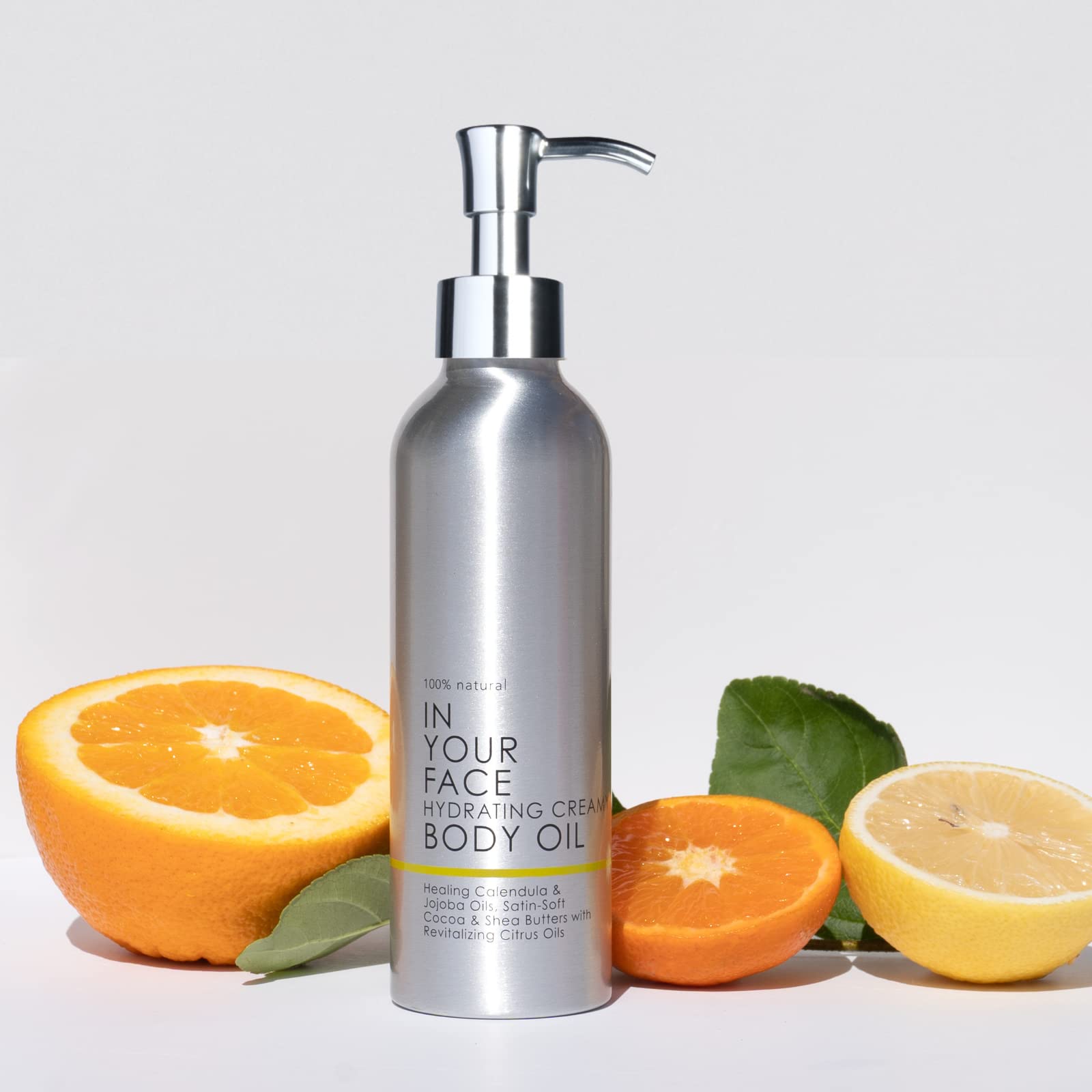 Hydrating Creamy Body Oil with Calendula & Jojoba Oils - Moisturizing Cocoa & Shea Butters - Revitalizing Citrus Oils - 5 oz - Perfect for Dry Skin Care & Post-Shower Hydration