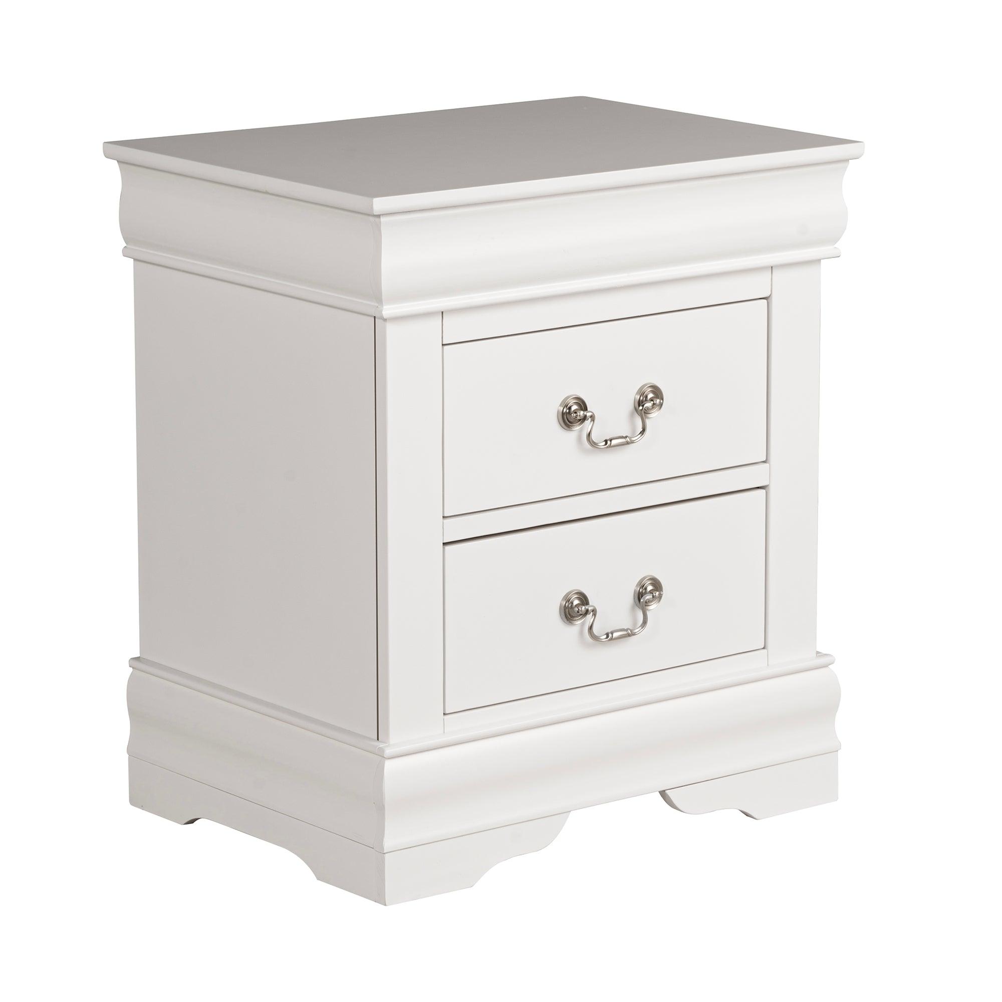 Louis Philippe Night Stand by Furniture of America - Elegant Bedside Table for Bedroom Decor, Storage & Organization