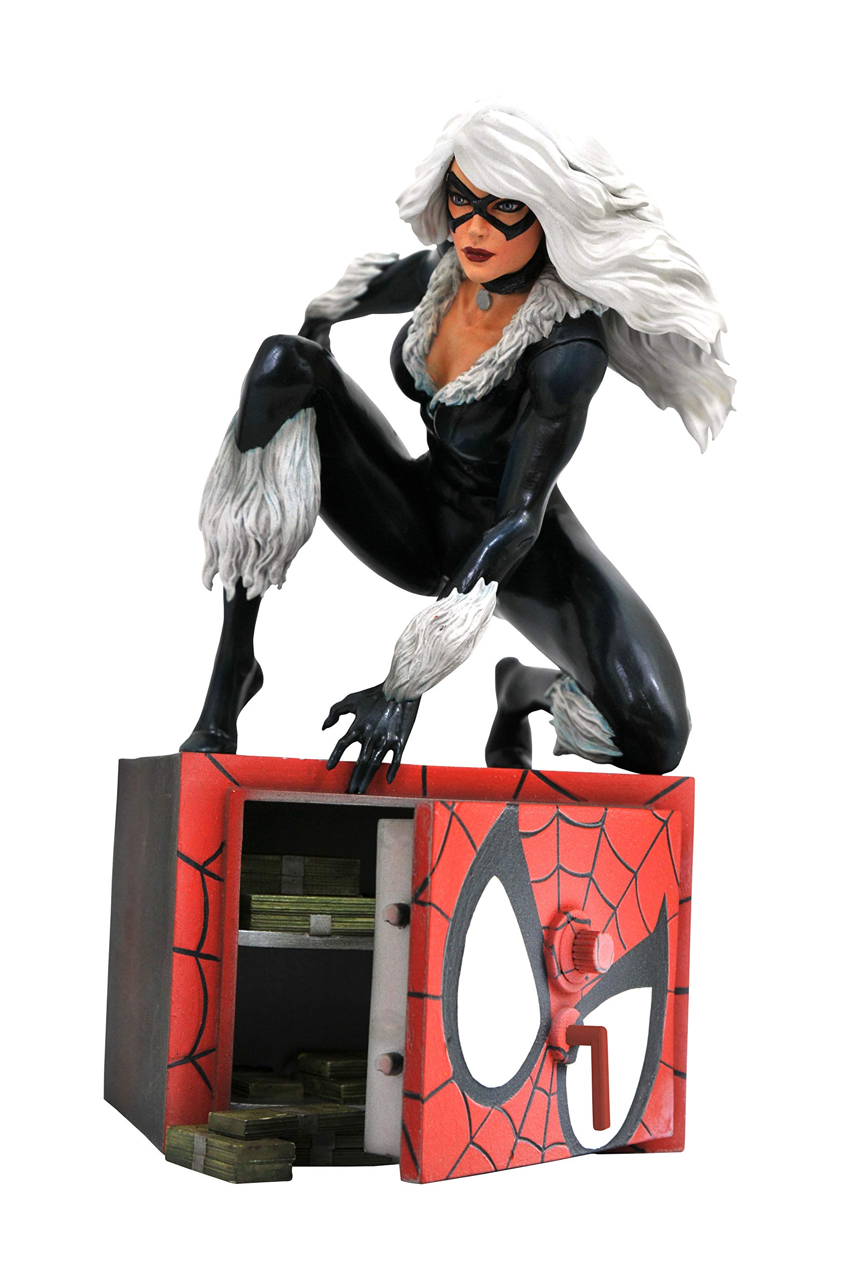 Marvel Black Cat PVC Figure by Diamond Select Toys - Premium Collectible Statue for Superhero Fans & Marvel Collectors | Perfect for Display, Gifts, and Home Decor