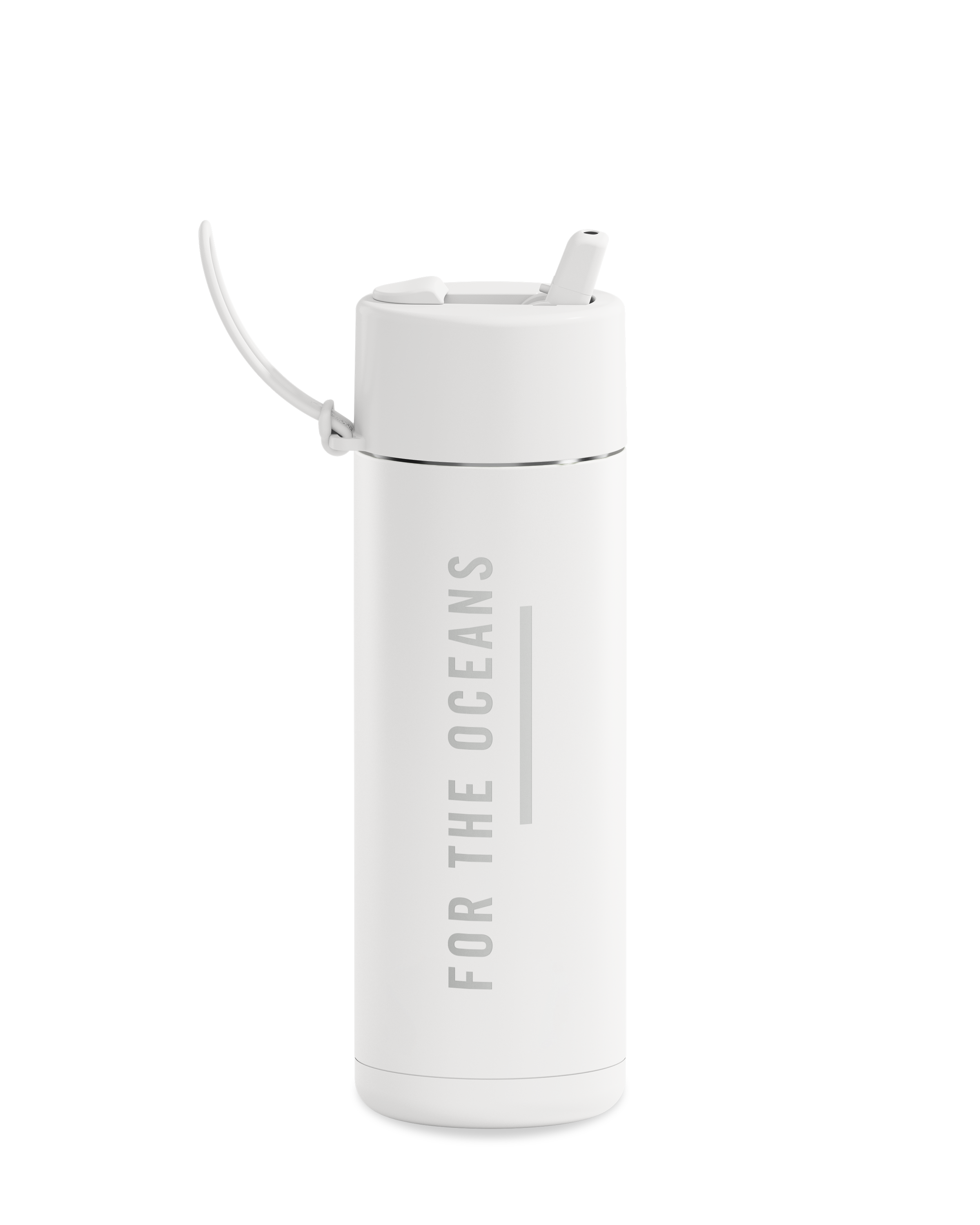 Parley Ceramic Reusable Water Bottle 20oz (595ml) - Eco-Friendly Insulated Travel Mug for Hot & Cold Drinks, Perfect for Office, Gym, Hiking and Outdoor Activities