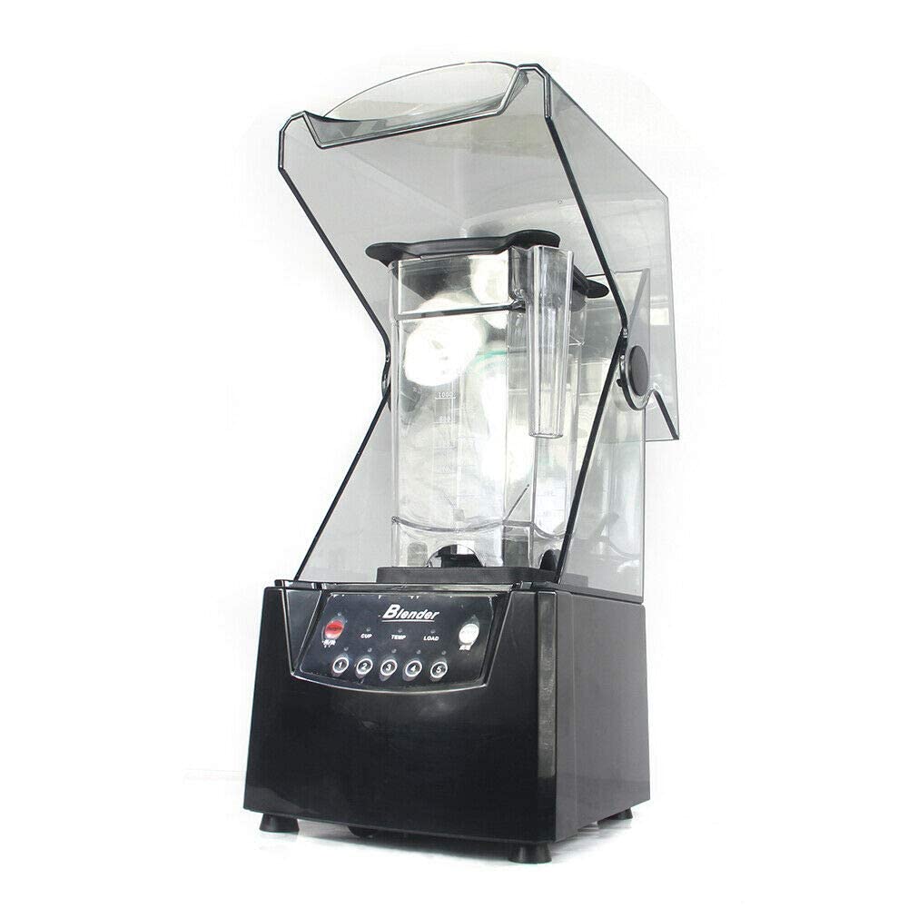 1.8L Commercial Electric Blender - 2600W High-Powered Smoothie Maker, Ice Crusher & Fruit Juicer with Soundproof Cover - Heavy Duty for Restaurants, Cafes & Home Kitchens - Perfect for Smoothies, Juices, Shakes & Frozen Drinks