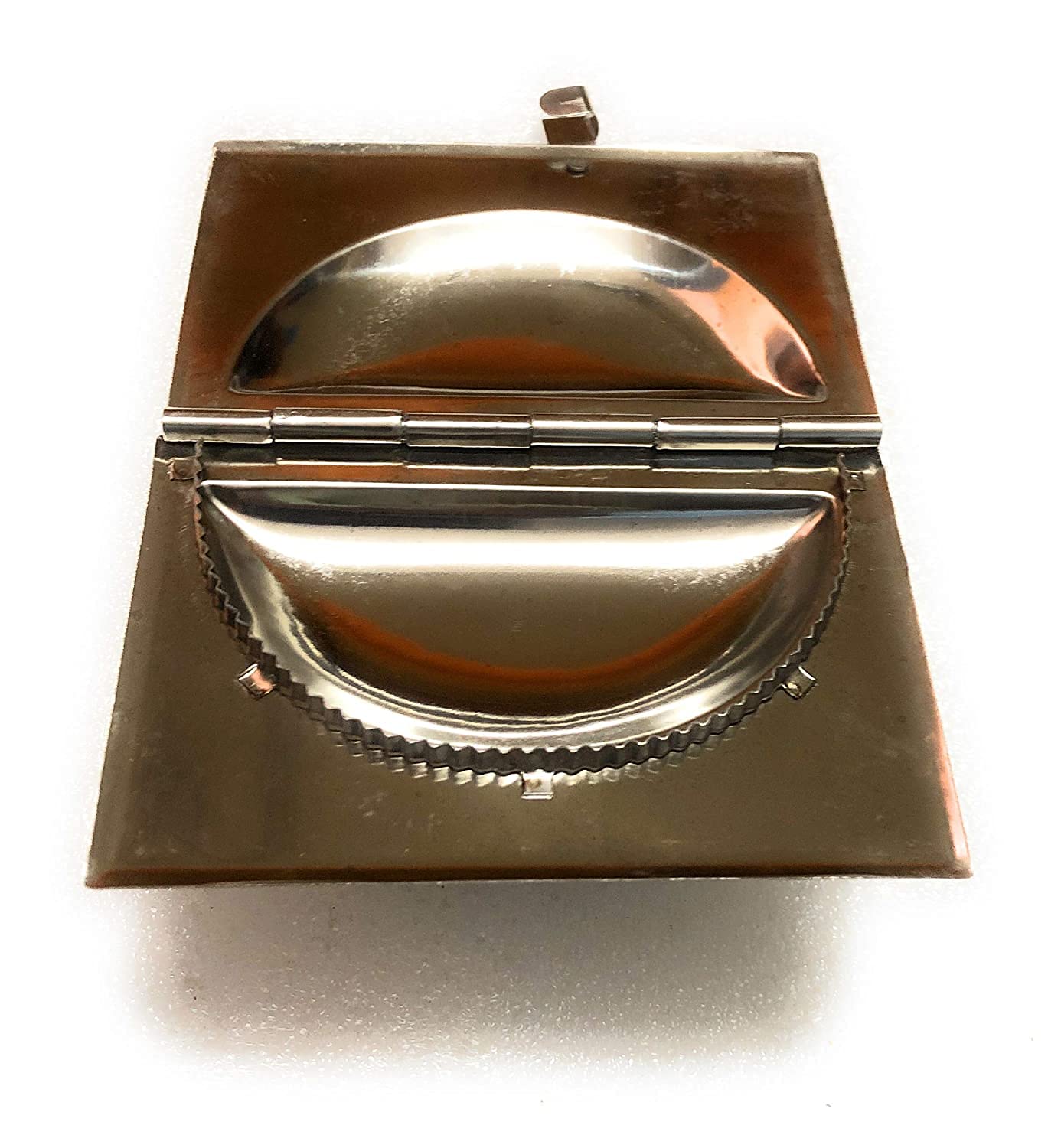 Rinkle Trendz Stainless Steel Karanji Mould & Gujiya Maker - 2 Piece Dumpling Press Set for Indian Sweets | Perfect for Diwali, Holi & Festive Cooking