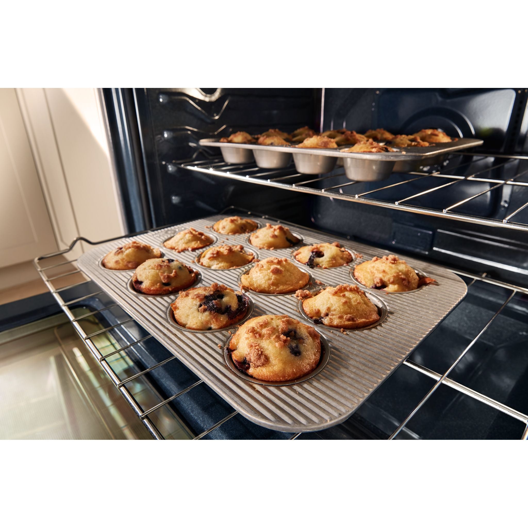 Whirlpool 30 Inch Electric Range (YWFES5030RW) - White Freestanding Stove with Convection Oven - Perfect for Modern Kitchens & Home Cooking