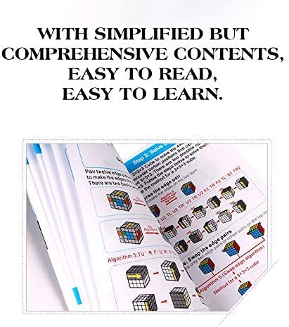 D ETERNAL Kids Cube Solving Guide Book - Step-by-Step Speed Cube Puzzle Tutorial for Beginners | Perfect for Learning, Gifts & Brain Training